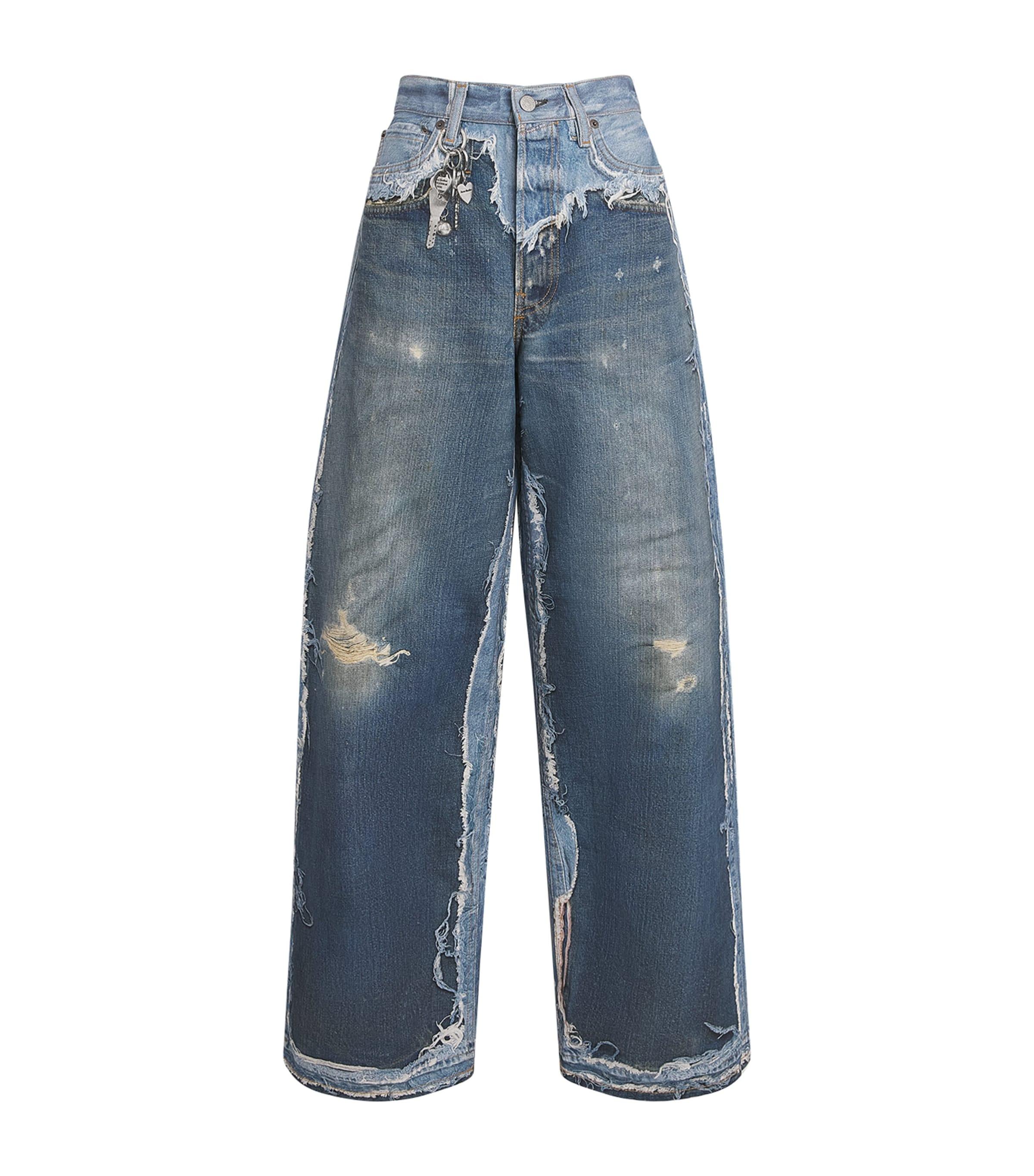 Acne Studios Trompe-l'Oeil 1981 Low-Rise Jeans by ACNE STUDIOS