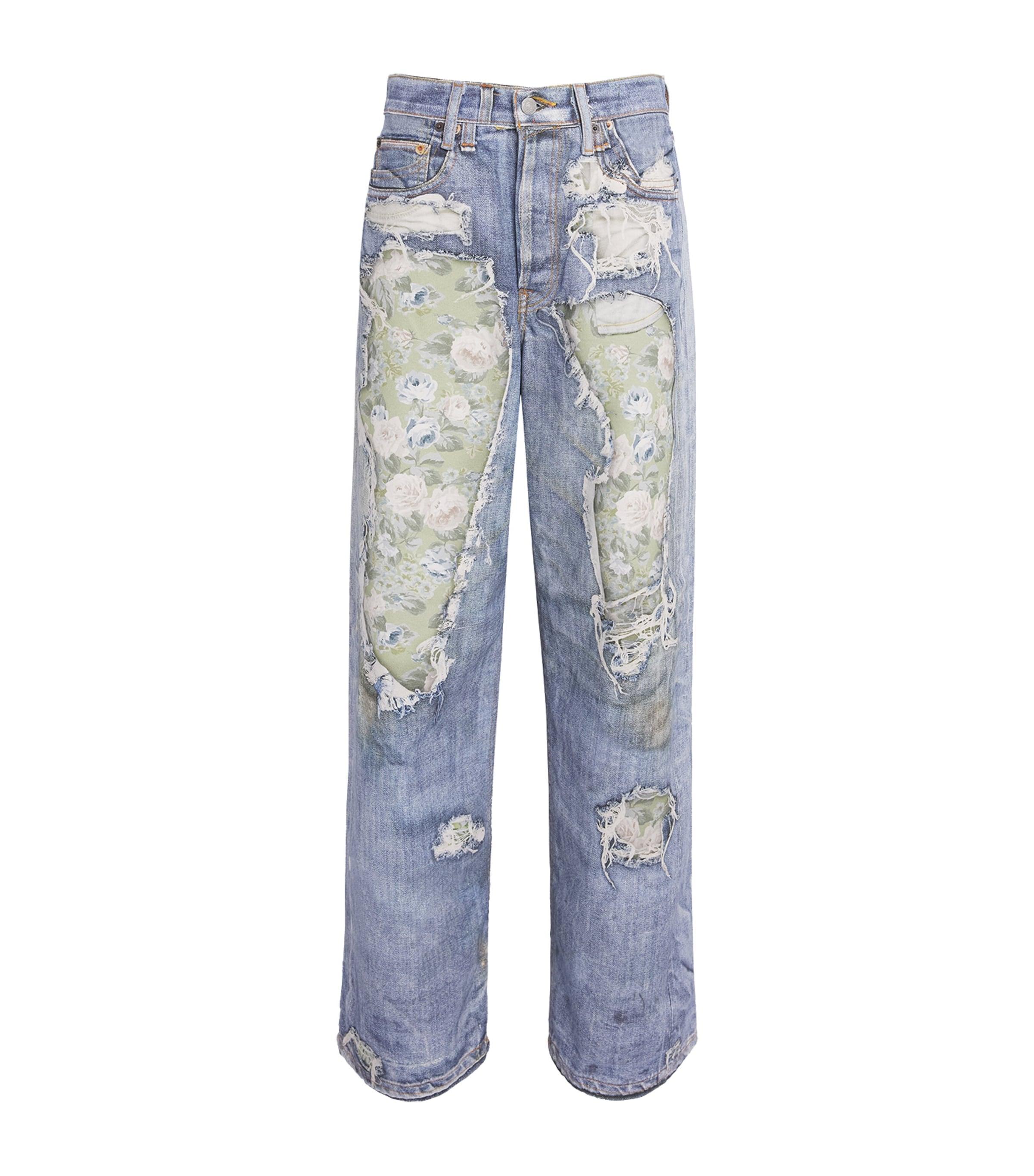Acne Studios Trompe-l'Oeil Wide-Leg Jeans by ACNE STUDIOS
