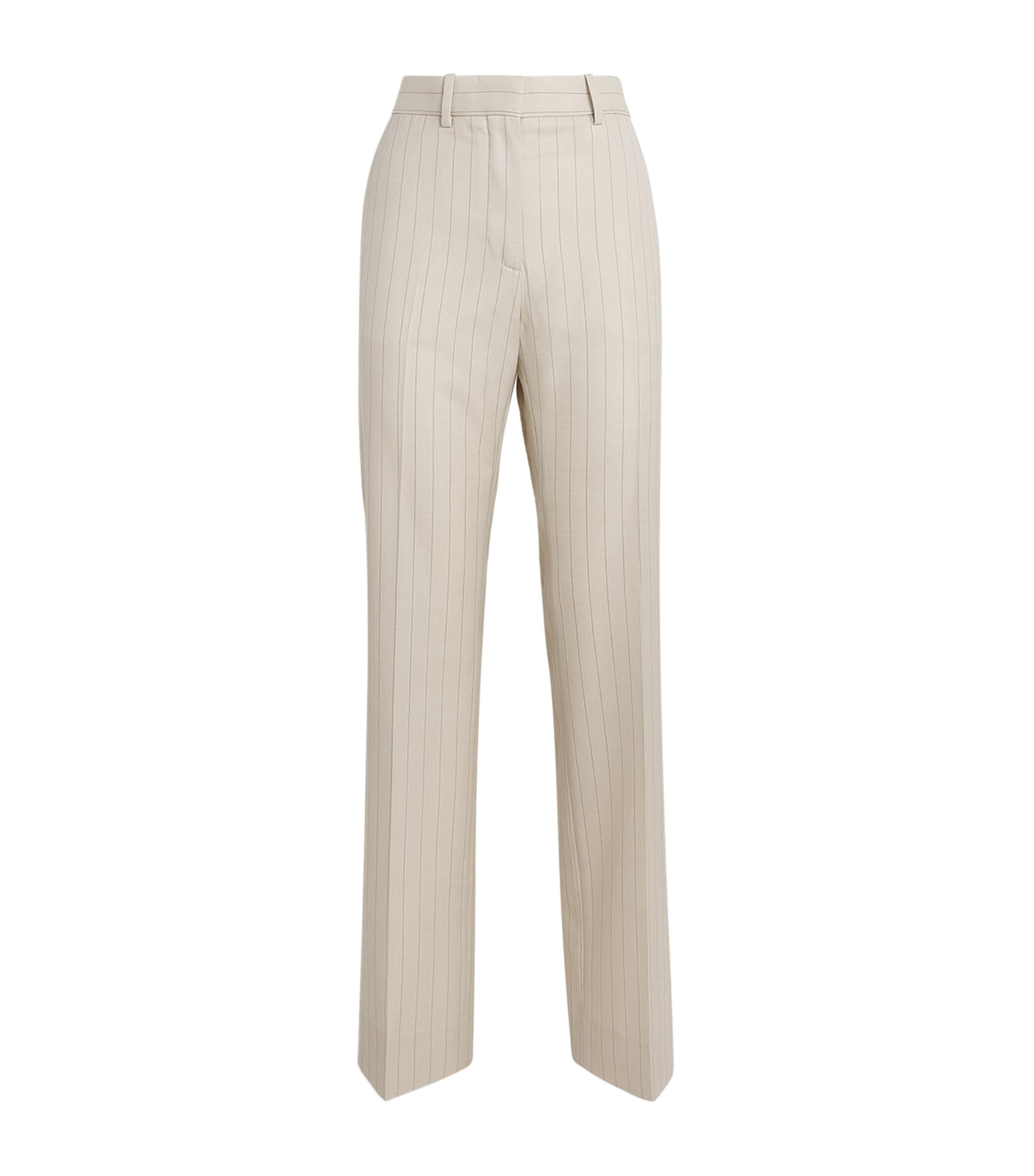 Acne Studios Wool Pinstripe Straight Trousers by ACNE STUDIOS