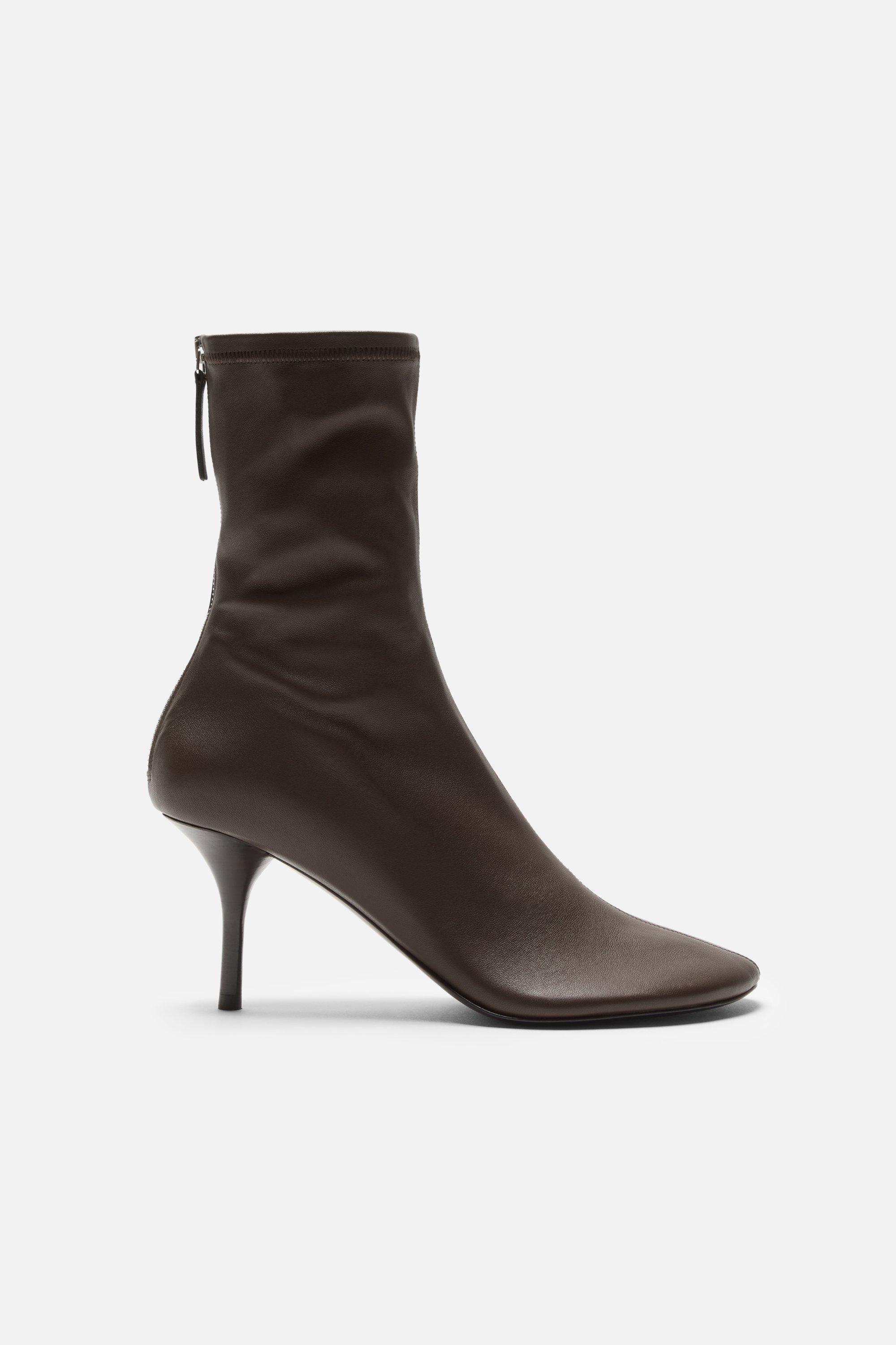 Acne Studios | Leather Ankle Boot | 40 | Brown by ACNE STUDIOS