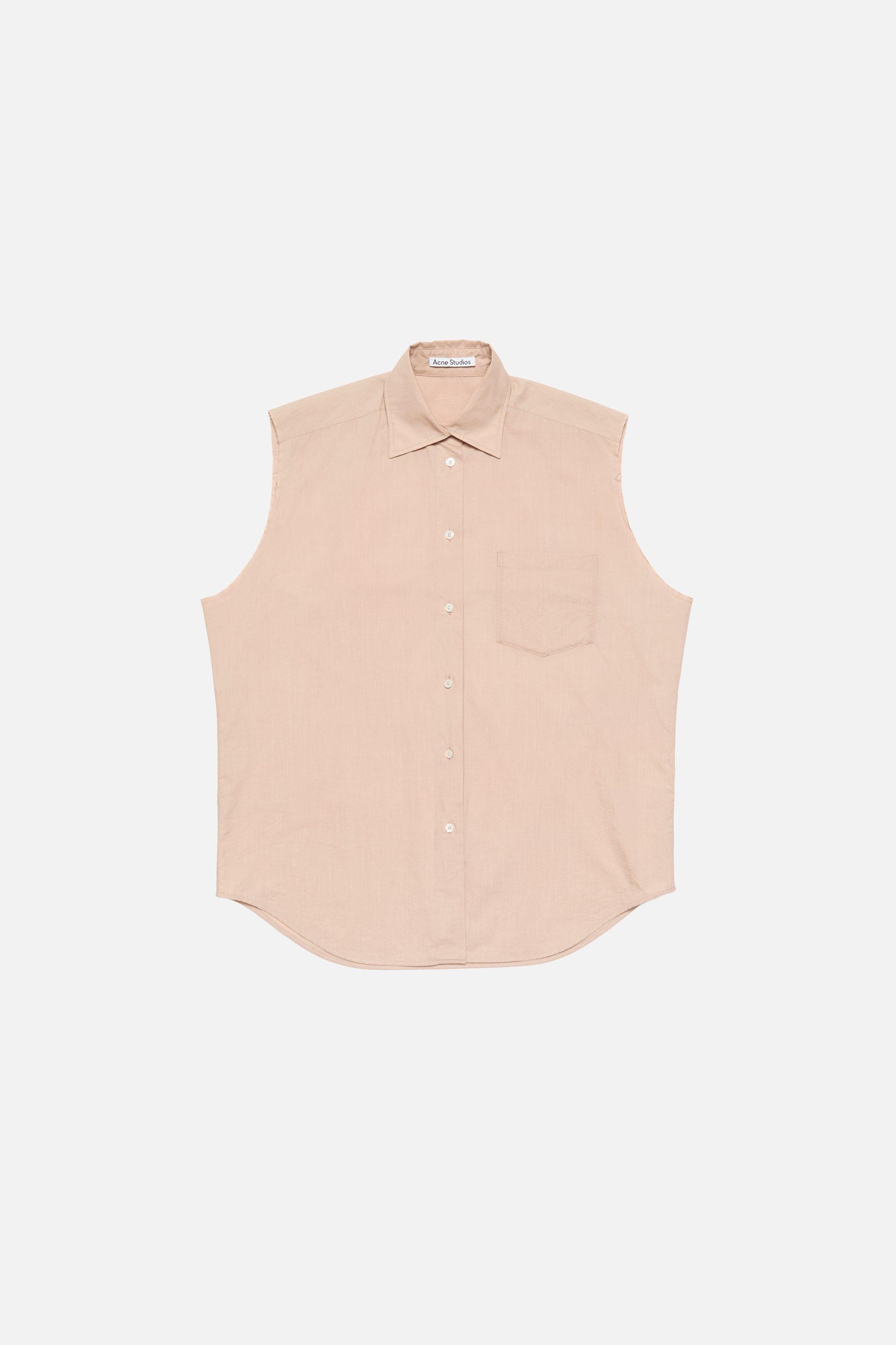 Acne Studios | Sleeveless Silk Blouse | 38 | Powder pink by ACNE STUDIOS