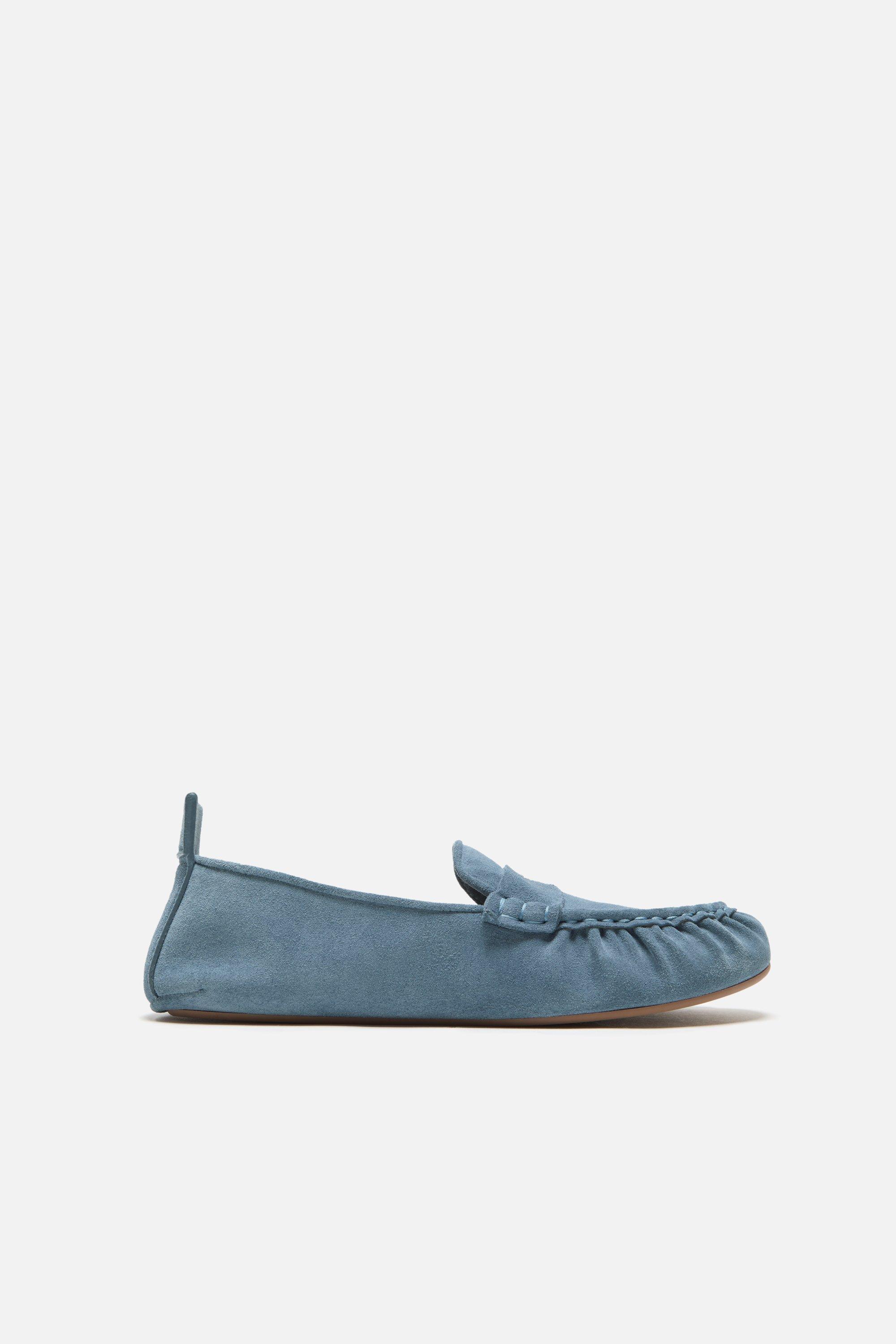 Acne Studios | Suede Loafer | 36 | Denim blue by ACNE STUDIOS