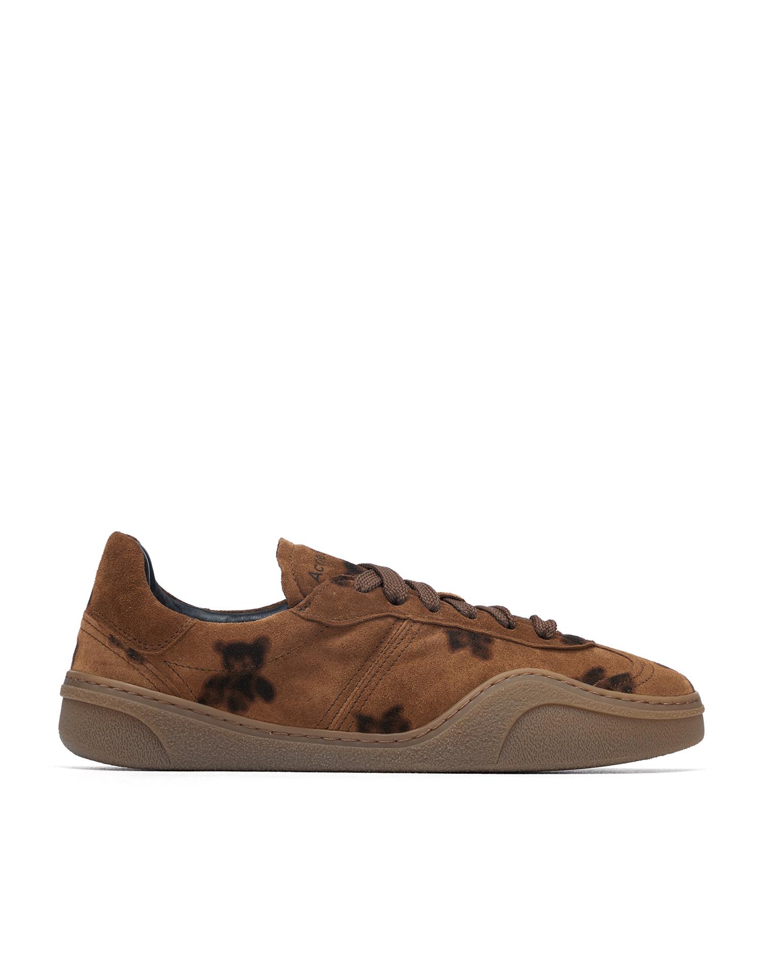 Bars teddy print sneakers by ACNE STUDIOS