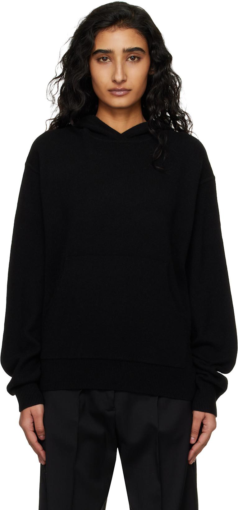 Black Cashmere Hoodie by ACNE STUDIOS
