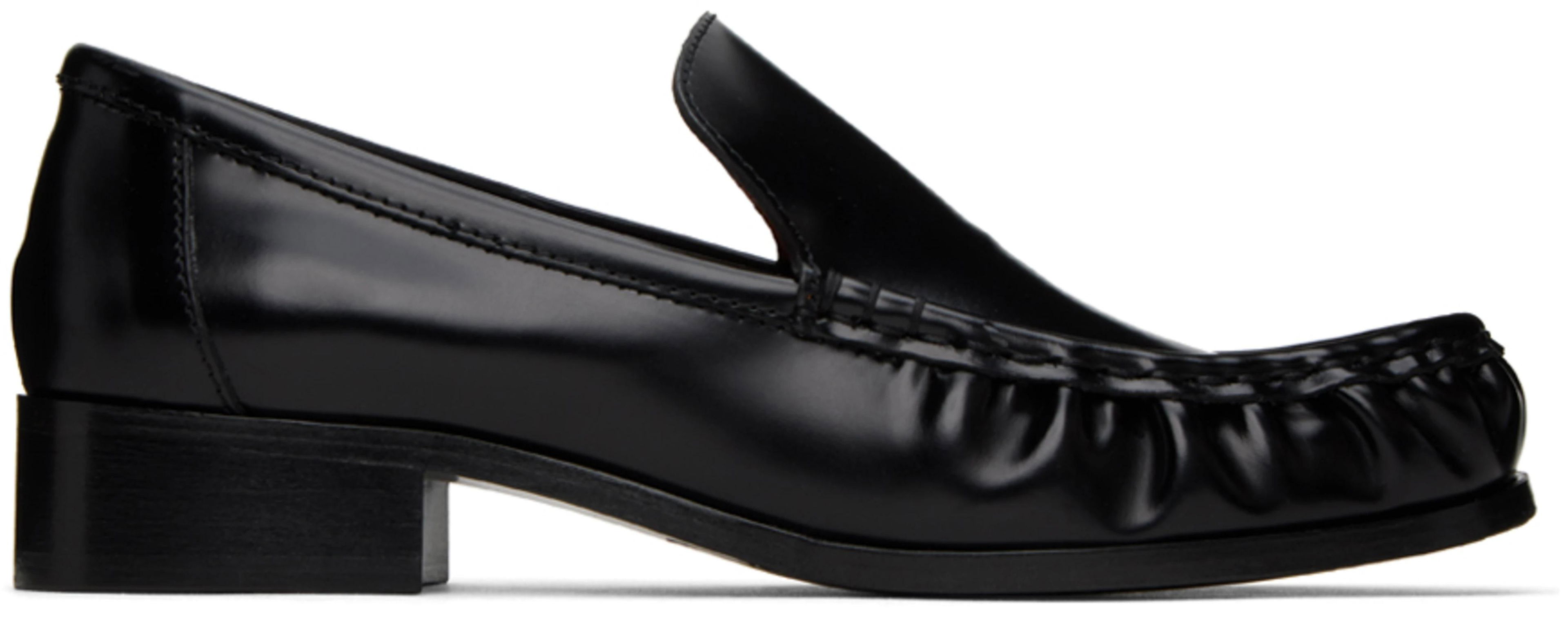 Black Initials Loafers by ACNE STUDIOS