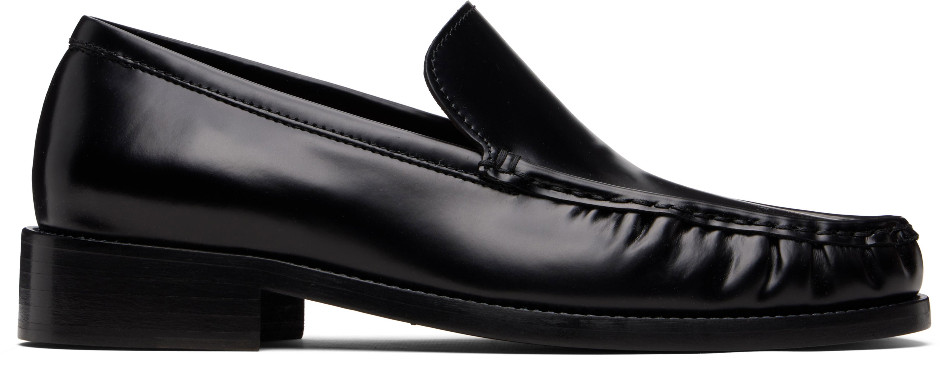 Black Leather Loafers by ACNE STUDIOS