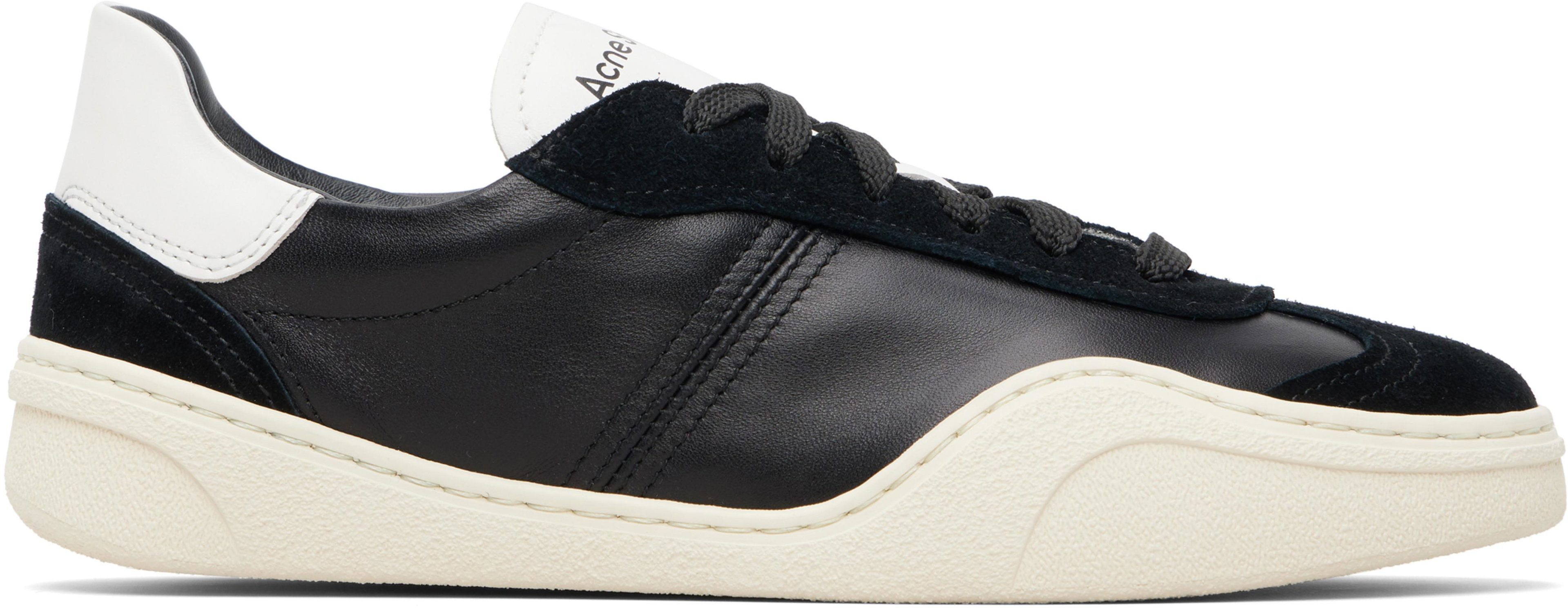 Black Leather Sneakers by ACNE STUDIOS