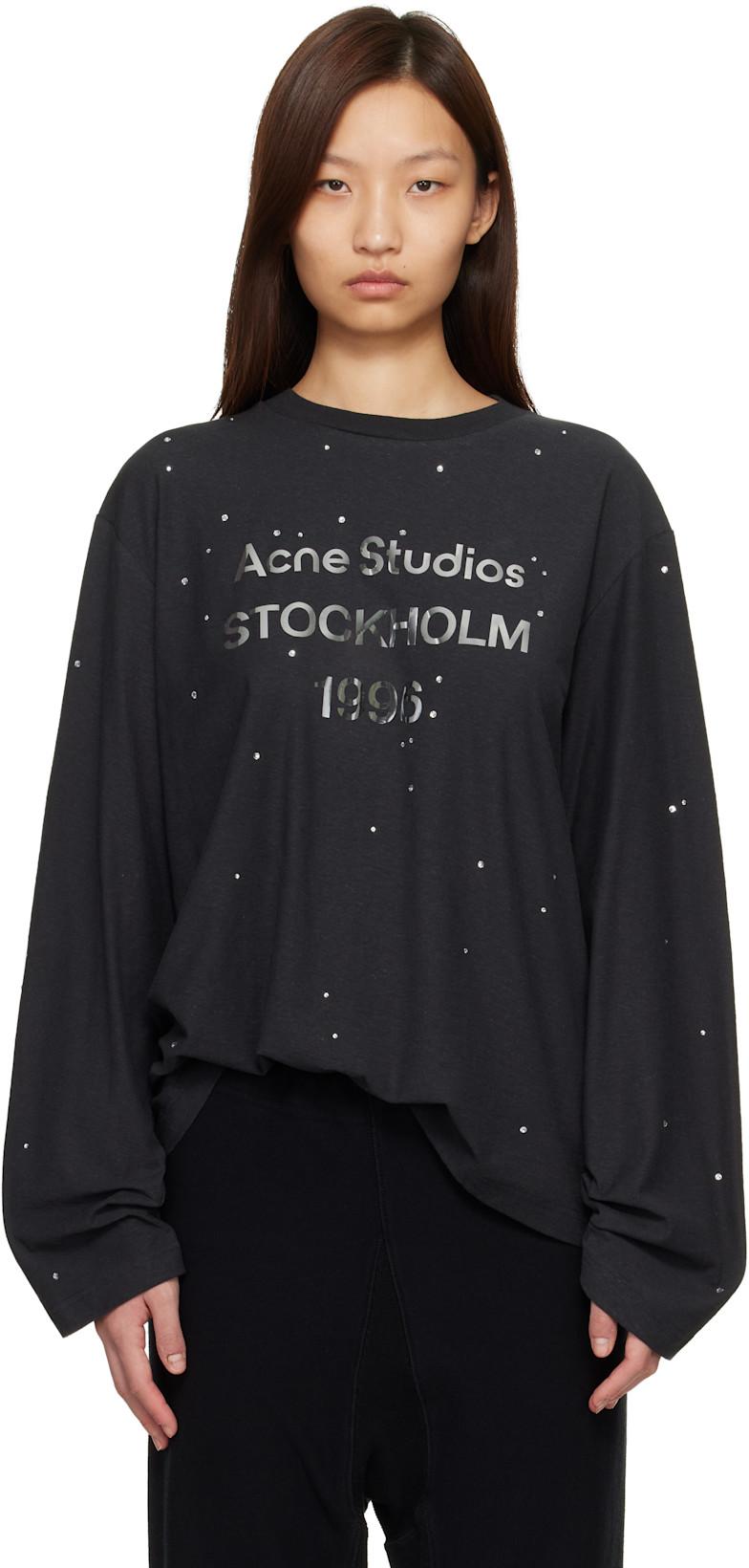 Black Logo T-shirt by ACNE STUDIOS