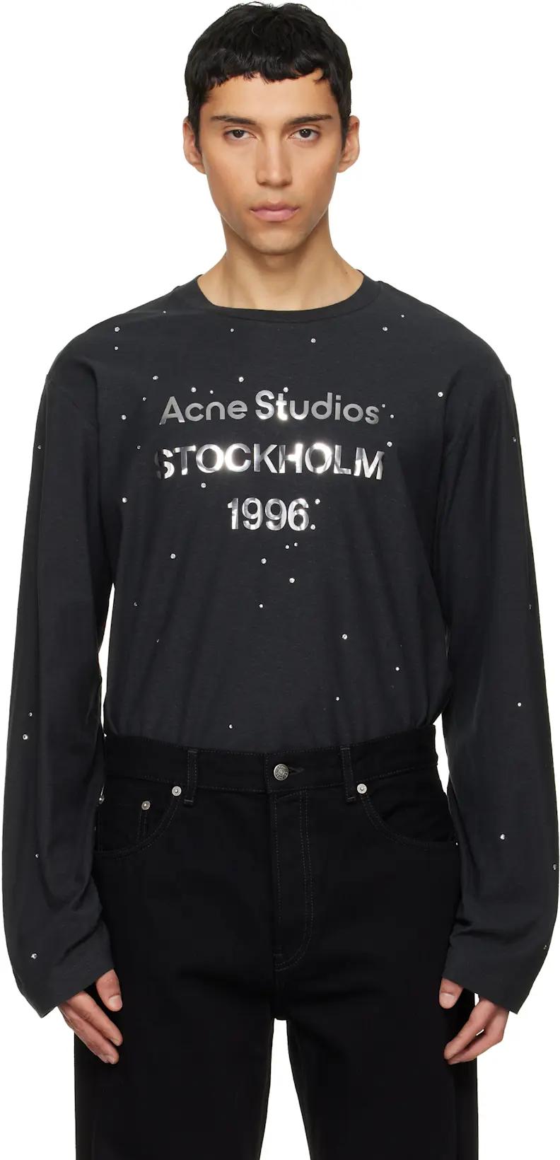Black Logo T-shirt by ACNE STUDIOS