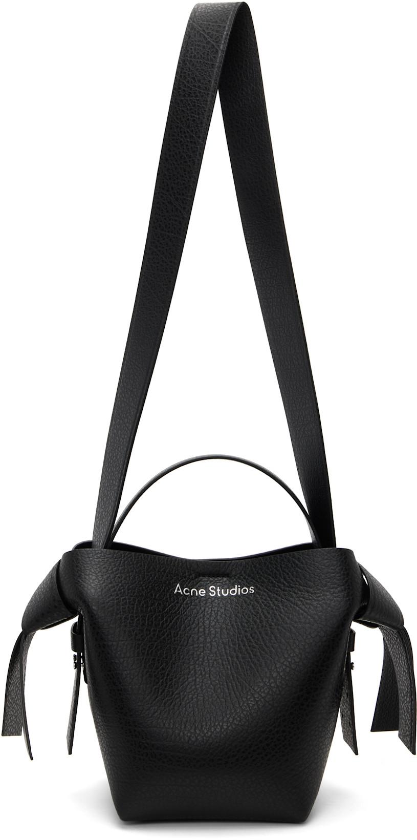 Black Musubi Mini Shoulder Bag by ACNE STUDIOS