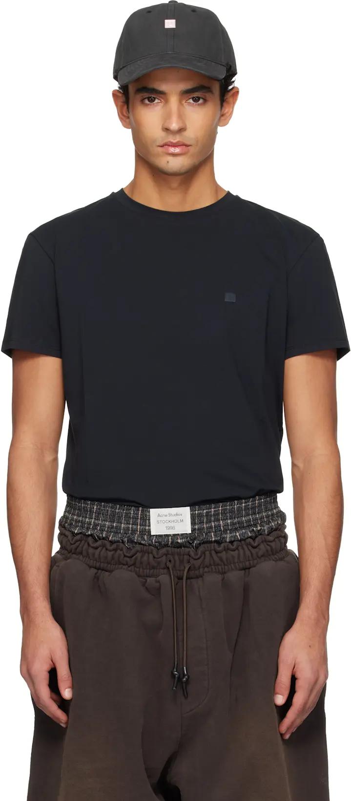 Black Regular Fit T-shirt by ACNE STUDIOS