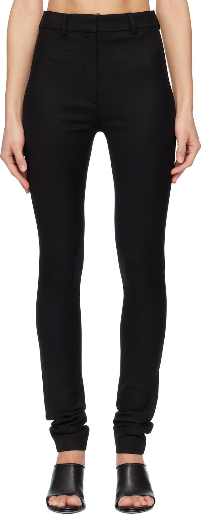 Black Wool Leggings by ACNE STUDIOS