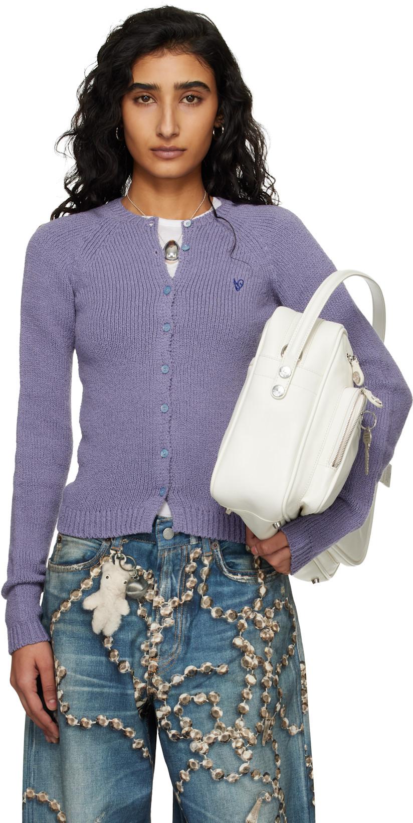 Blue Button-Up Cardigan by ACNE STUDIOS