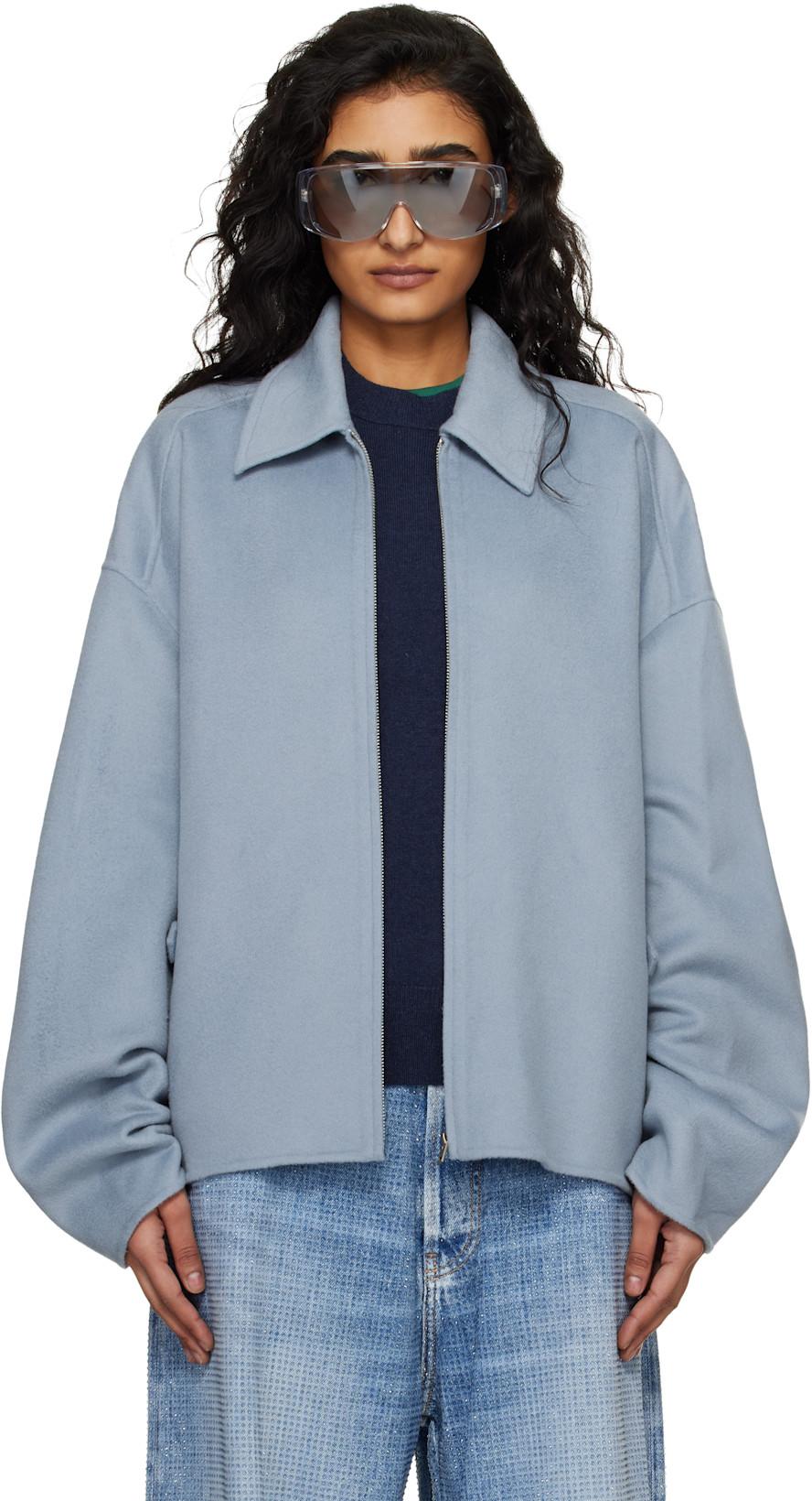 Blue Cashmere Jacket by ACNE STUDIOS