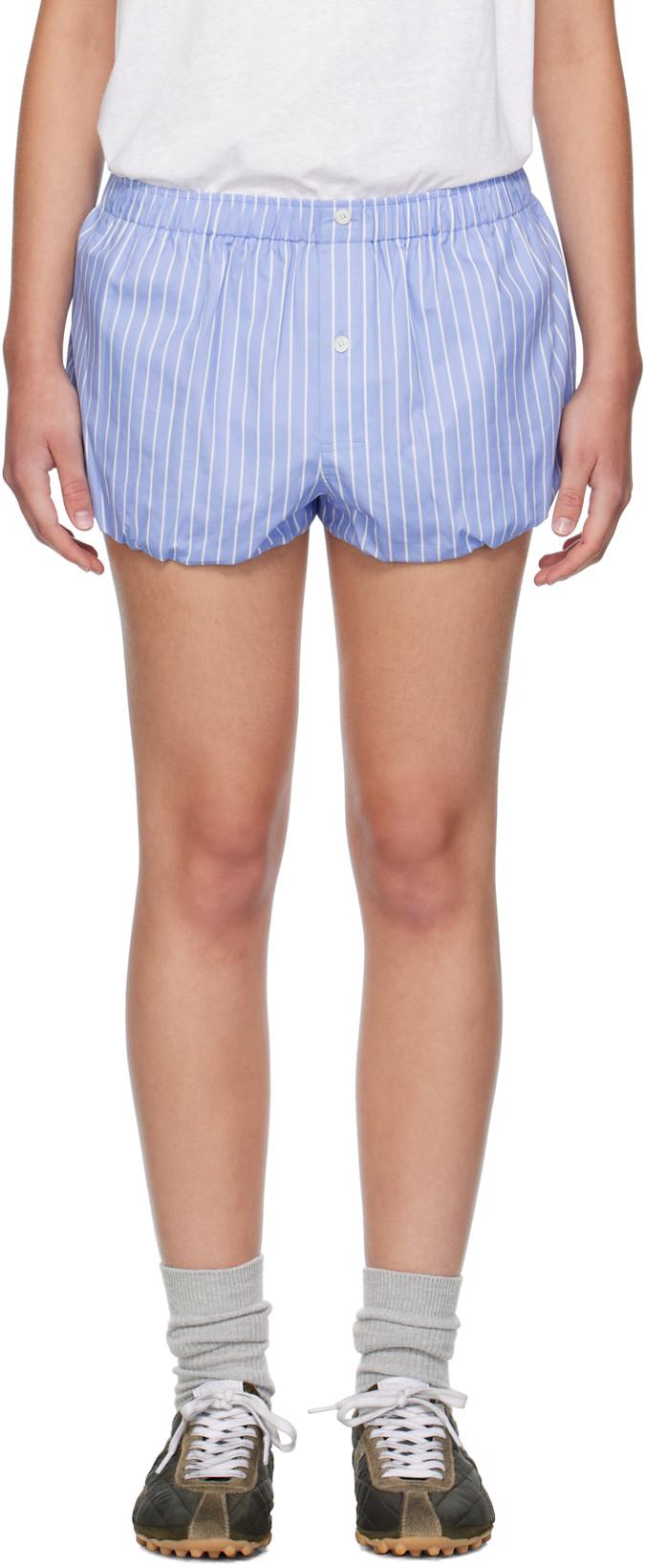 Blue Relaxed-Fit Shorts by ACNE STUDIOS