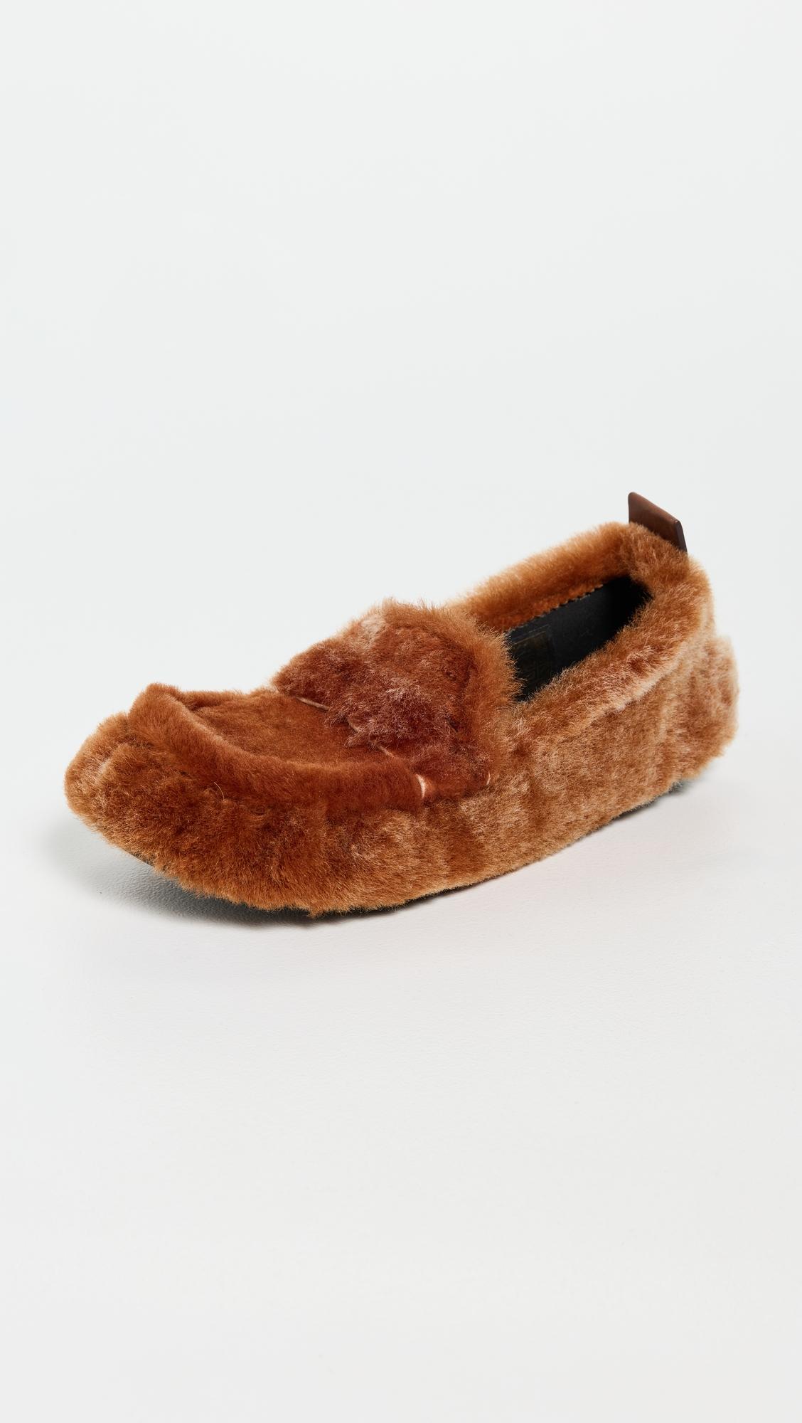 Bojan Shaved Shearling Loafers by ACNE STUDIOS