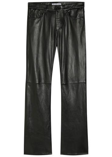 Bootcut leather trousers by ACNE STUDIOS