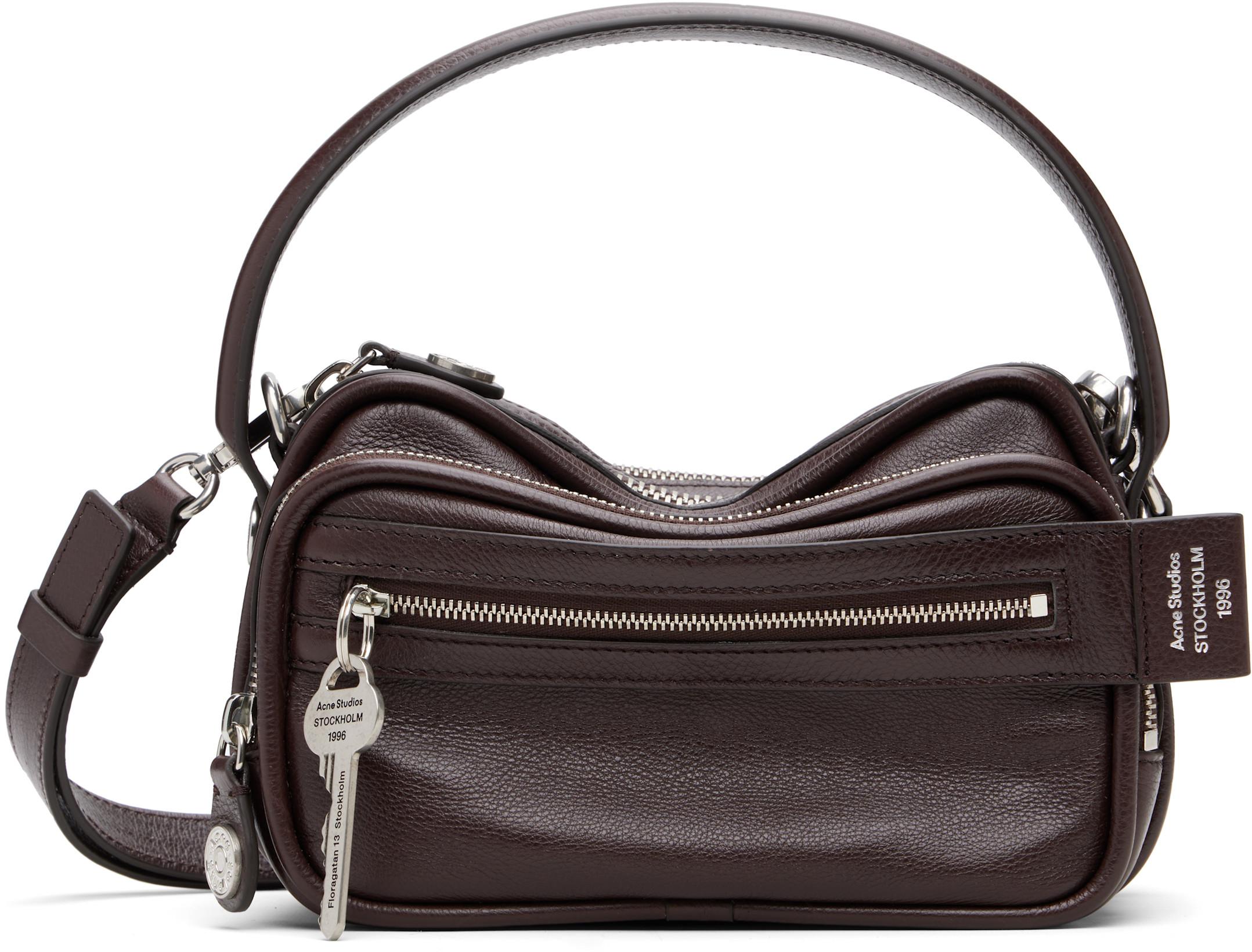 Brown Camero Kit Crossbody Bag by ACNE STUDIOS