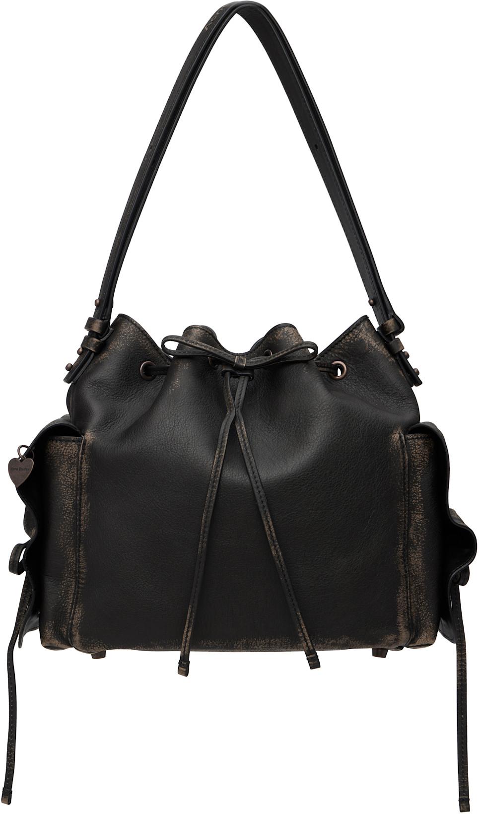Brown Multipocket Bucket Bag by ACNE STUDIOS
