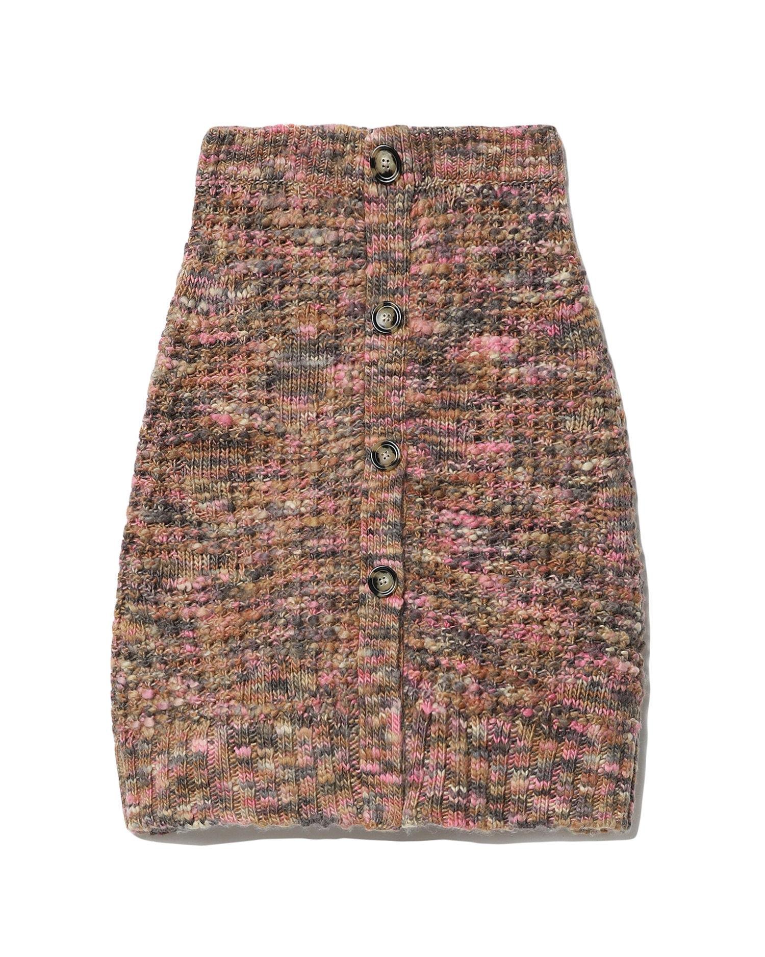 Button-down ribbed wool skirt by ACNE STUDIOS