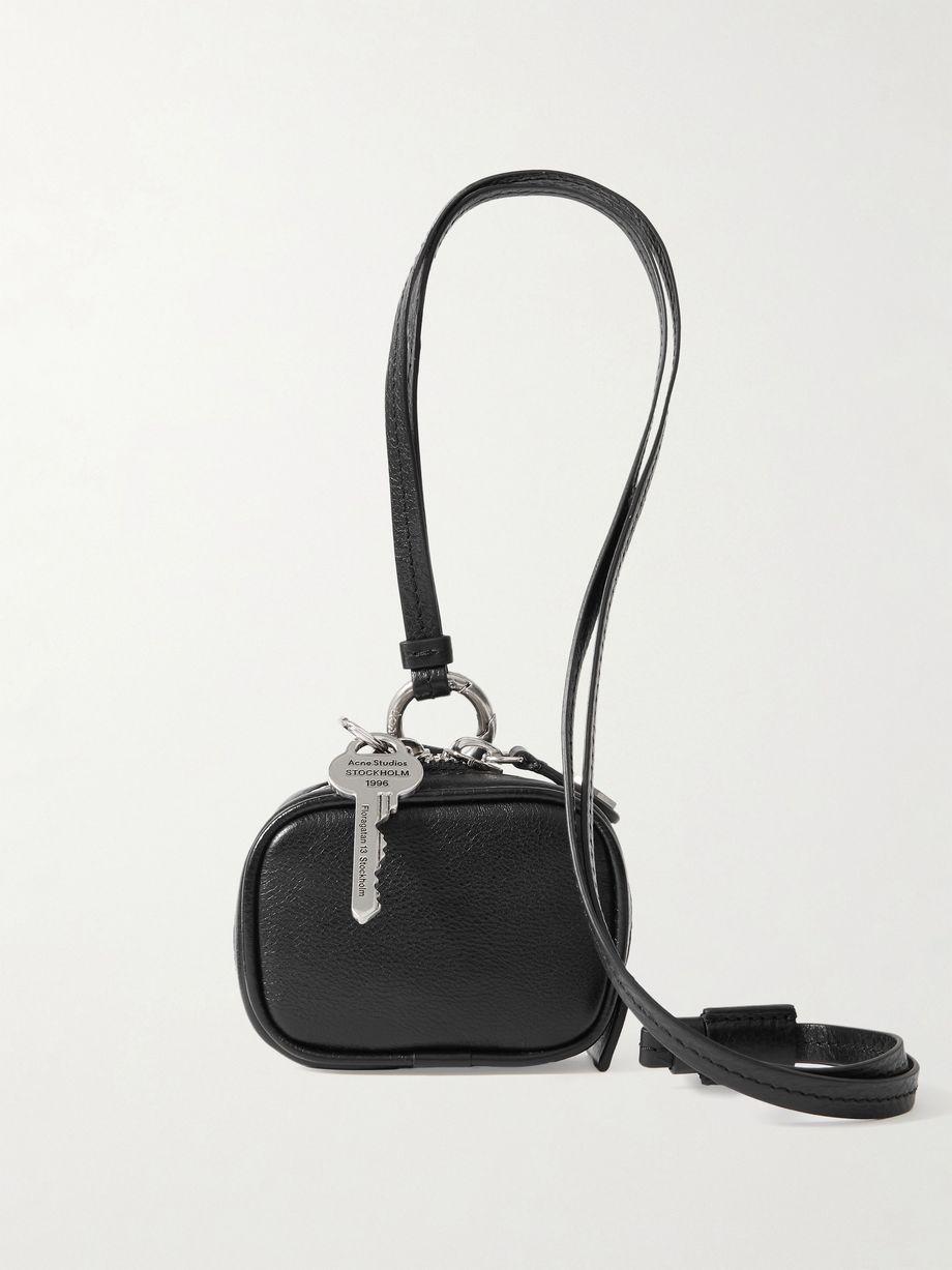 Camero embellished leather keychain by ACNE STUDIOS