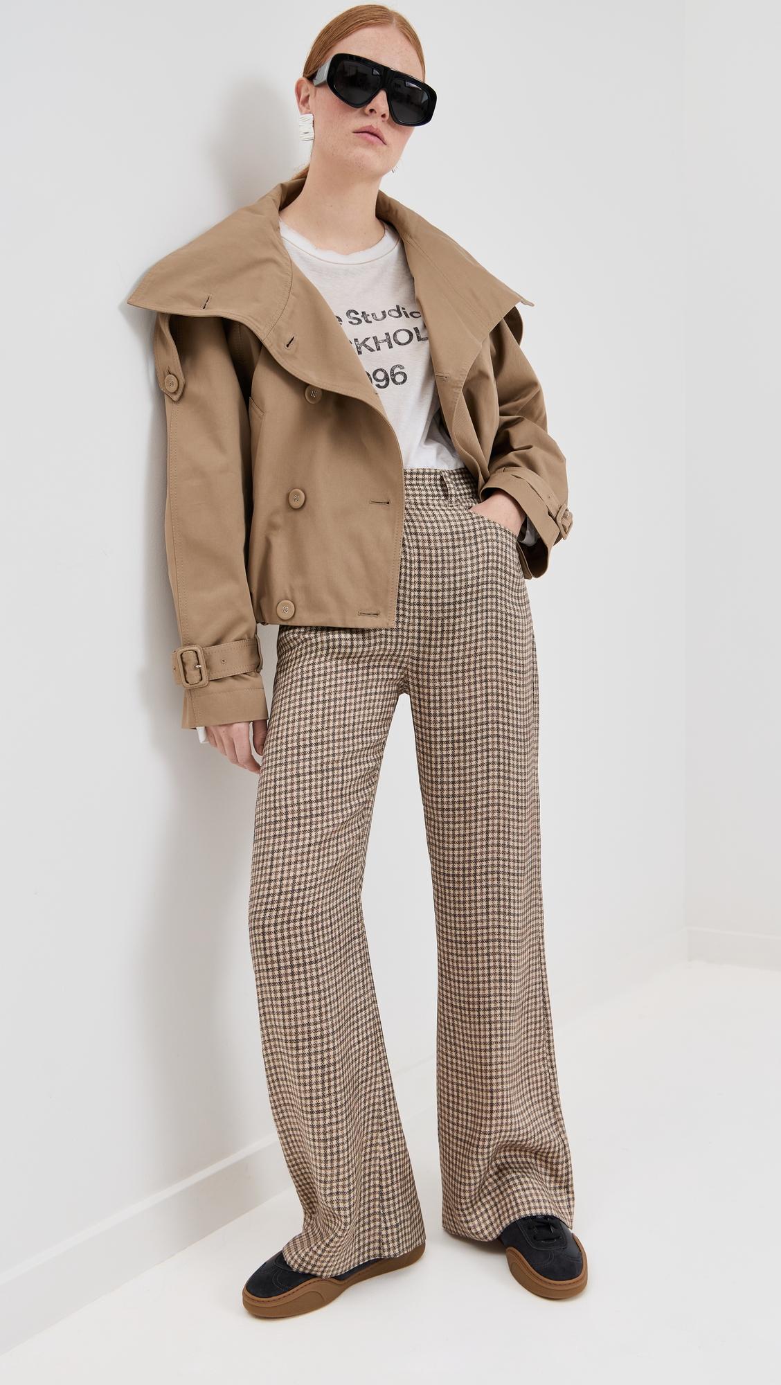 Check Fluid Twill Trousers by ACNE STUDIOS