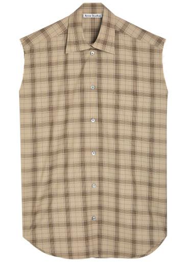 Checked wool shirt by ACNE STUDIOS