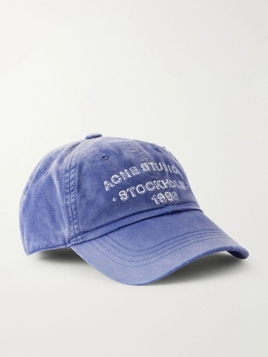 Cuddy logo-print cotton-twill cap by ACNE STUDIOS