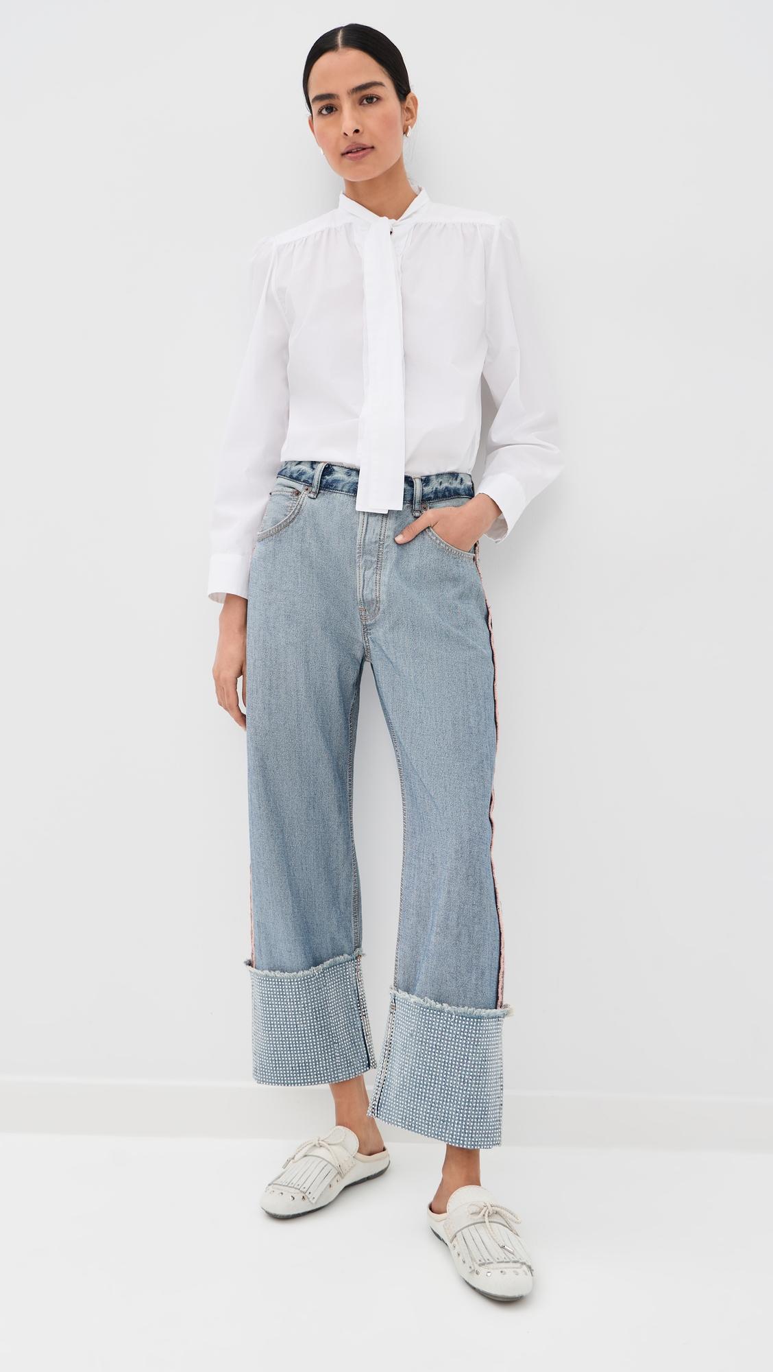 Cuffed Denim Trousers by ACNE STUDIOS