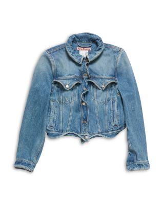 Curled Edge Denim Jacket by ACNE STUDIOS