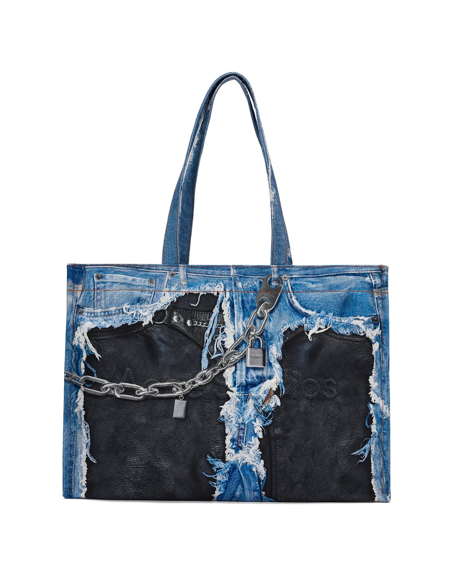 Denim tote bag by ACNE STUDIOS