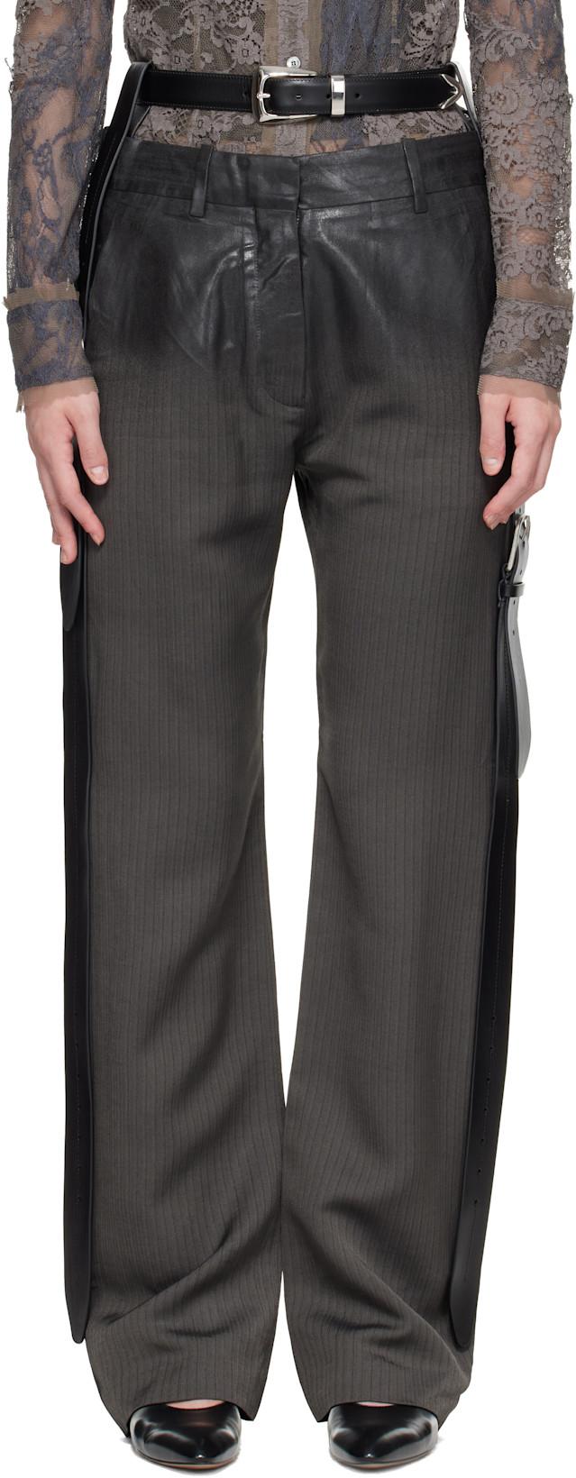 Gray Tailored Degredé Trousers by ACNE STUDIOS
