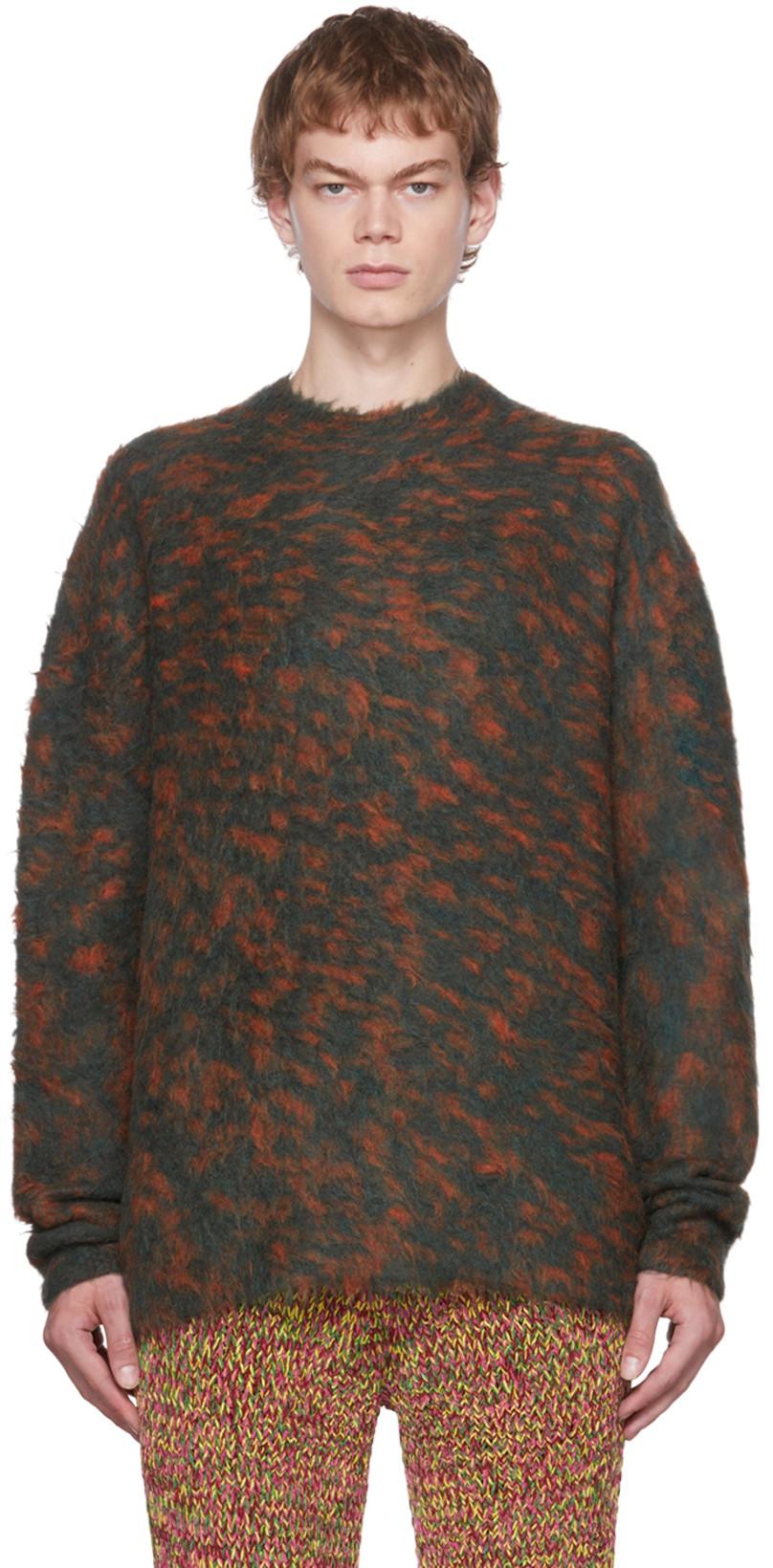 Green & Orange Acrylic Sweater by ACNE STUDIOS