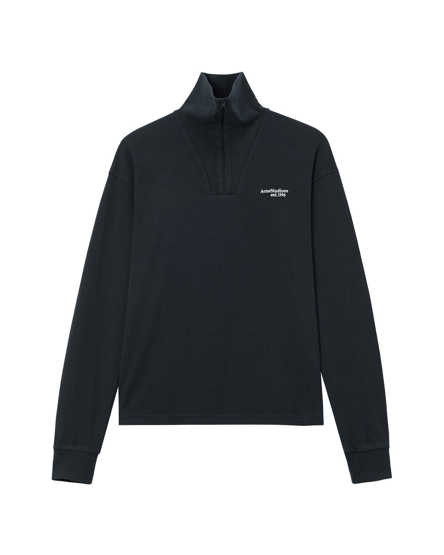 Half-zip logo sweatshirt by ACNE STUDIOS