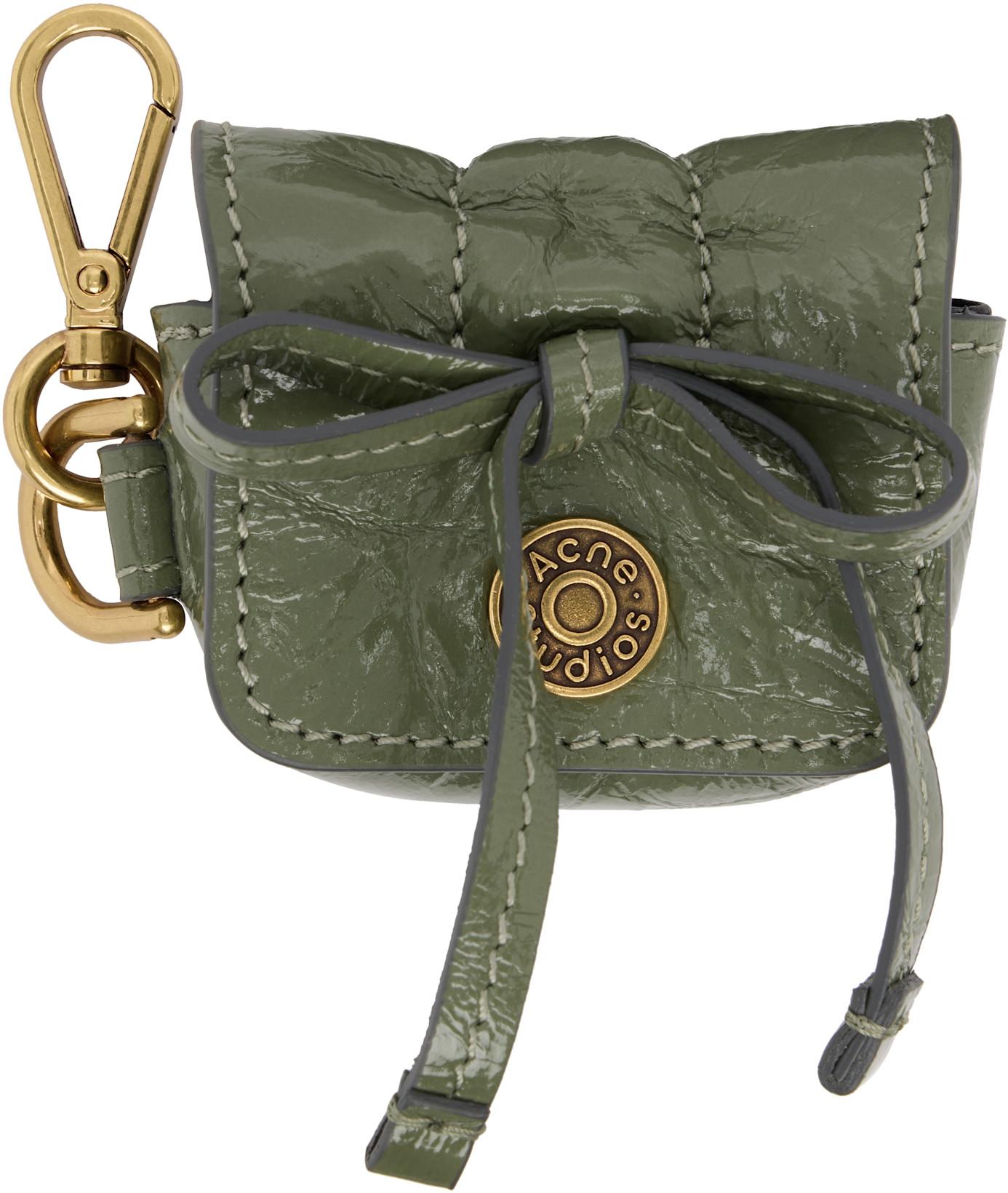 Khaki Multipocket Headphone Case by ACNE STUDIOS