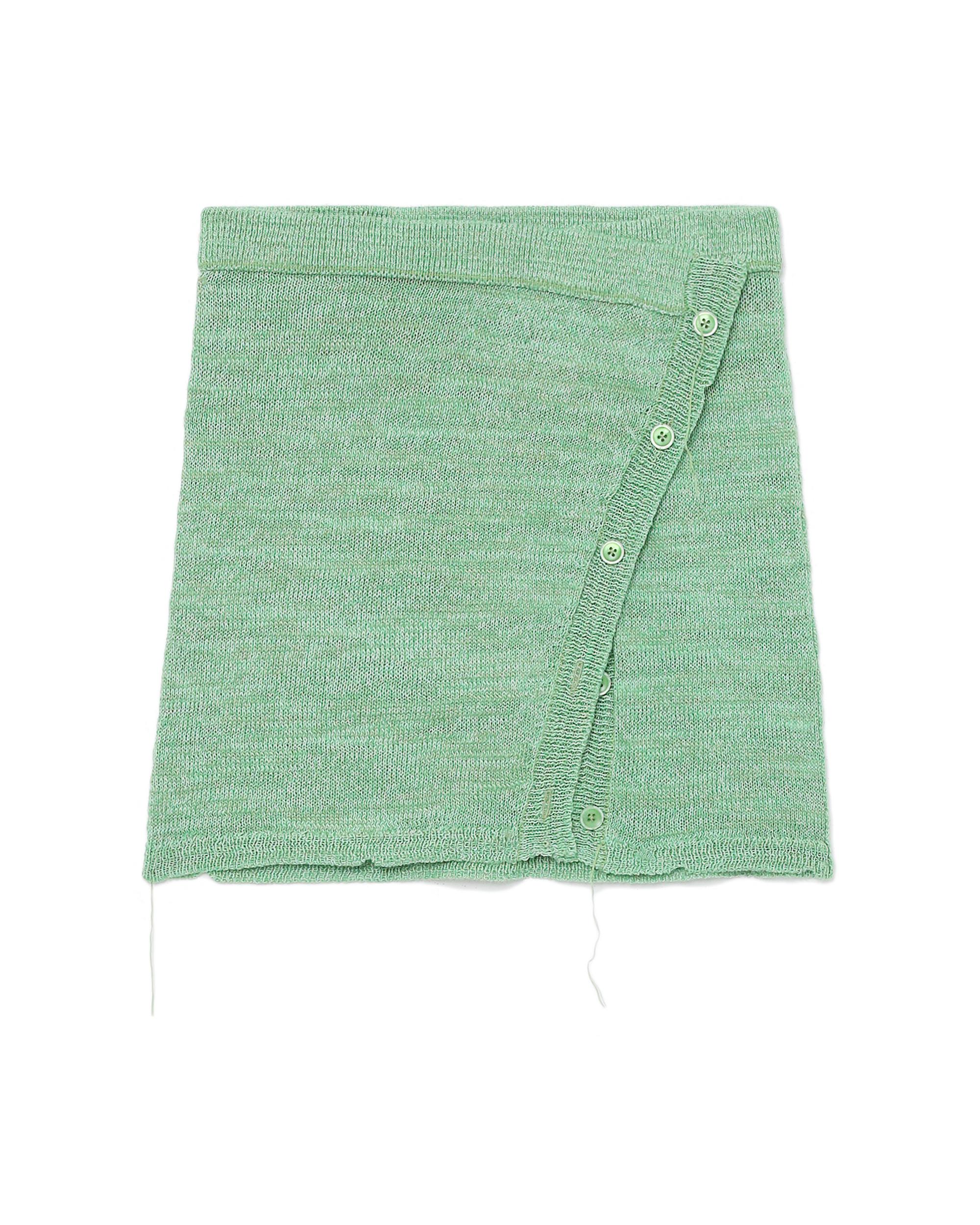 Knitted wrap mini skirt by ACNE STUDIOS
