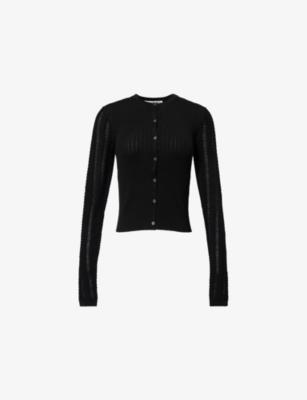 Kredas Rib-Knit Wool-Blend Cardigan by ACNE STUDIOS