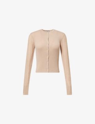 Kredas Rib-Knit Wool-Blend Cardigan by ACNE STUDIOS