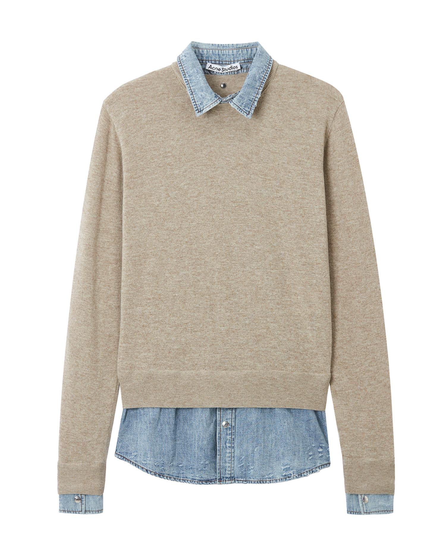 Layered wool jumper by ACNE STUDIOS
