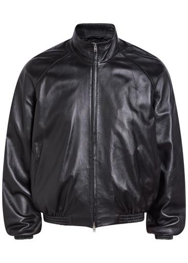 Leather bomber jacket by ACNE STUDIOS