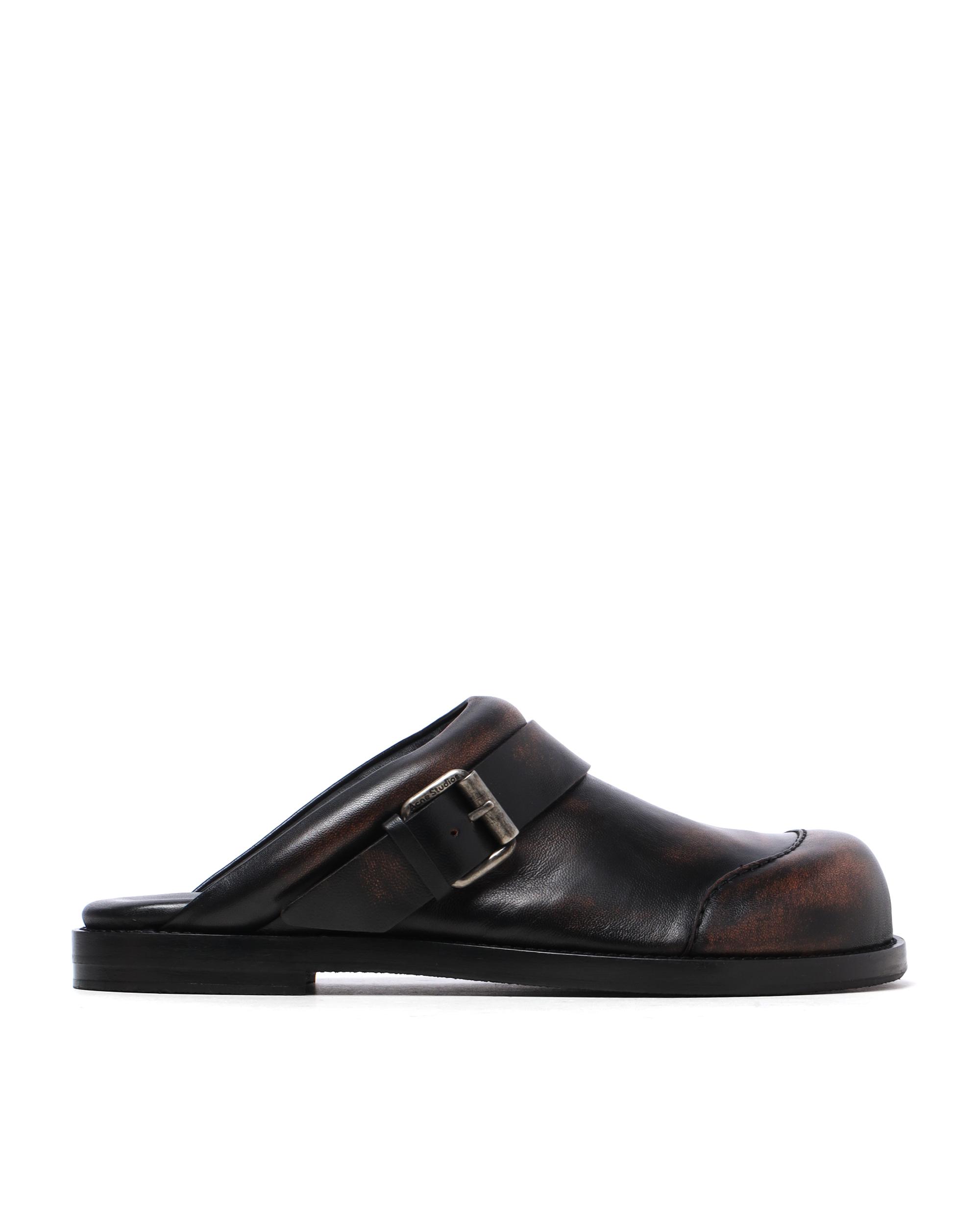 Leather buckle shoes by ACNE STUDIOS