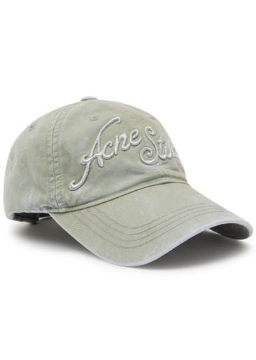 Logo-embroidered cotton cap by ACNE STUDIOS