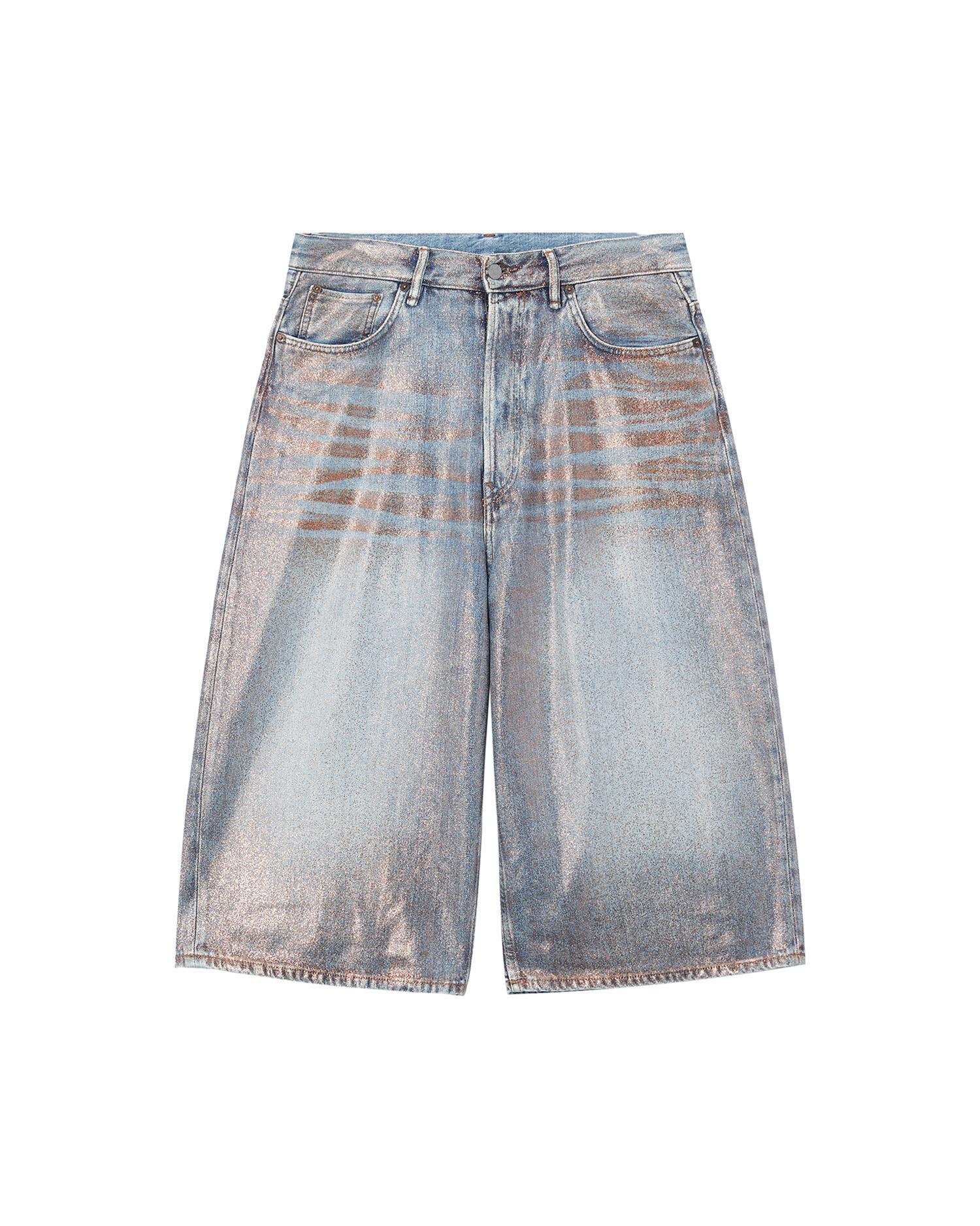 Loose glitter shorts by ACNE STUDIOS