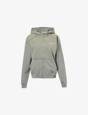 Mended Zip-Through Cotton-Jersey Hoody by ACNE STUDIOS