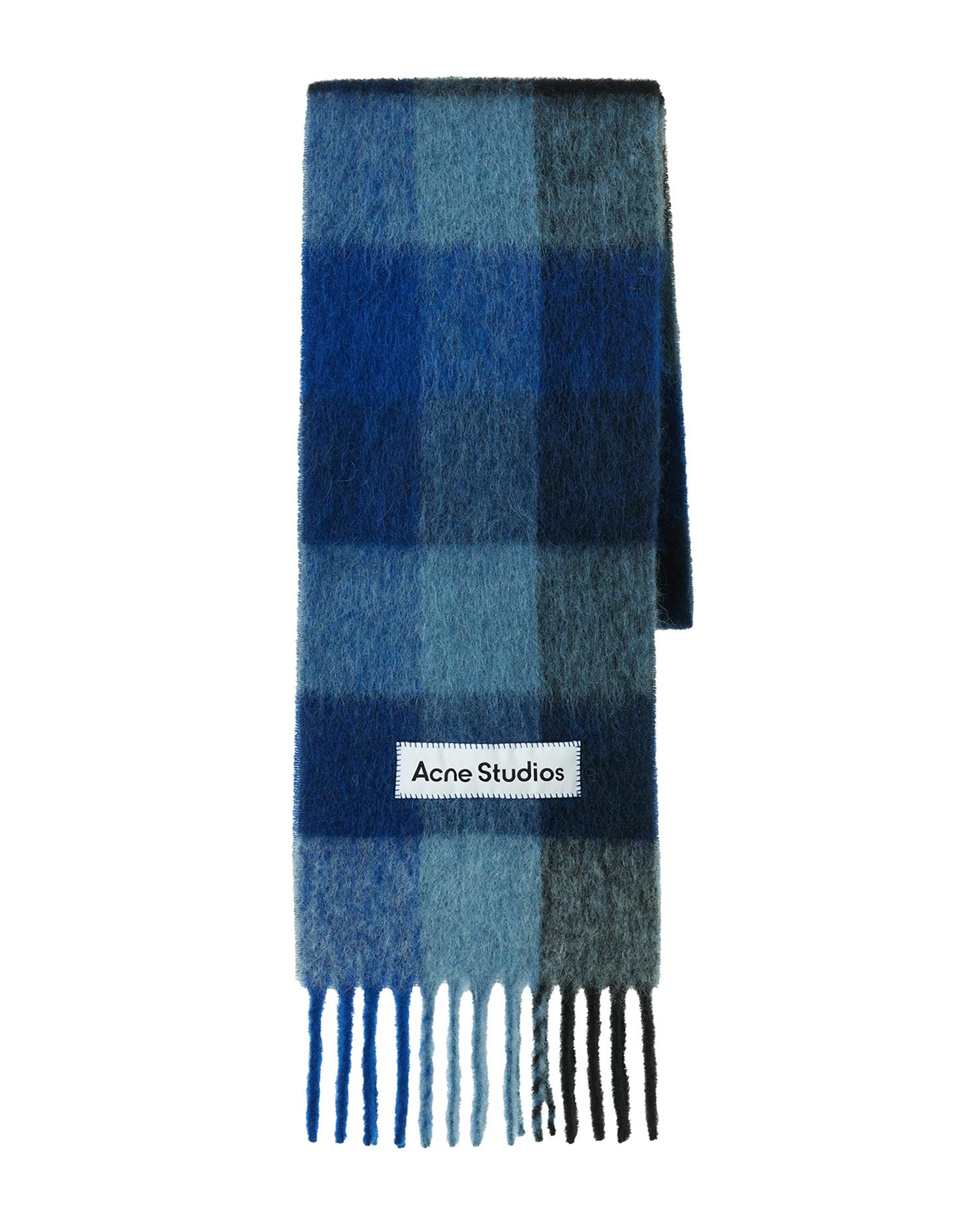 Mohair checked scarf by ACNE STUDIOS