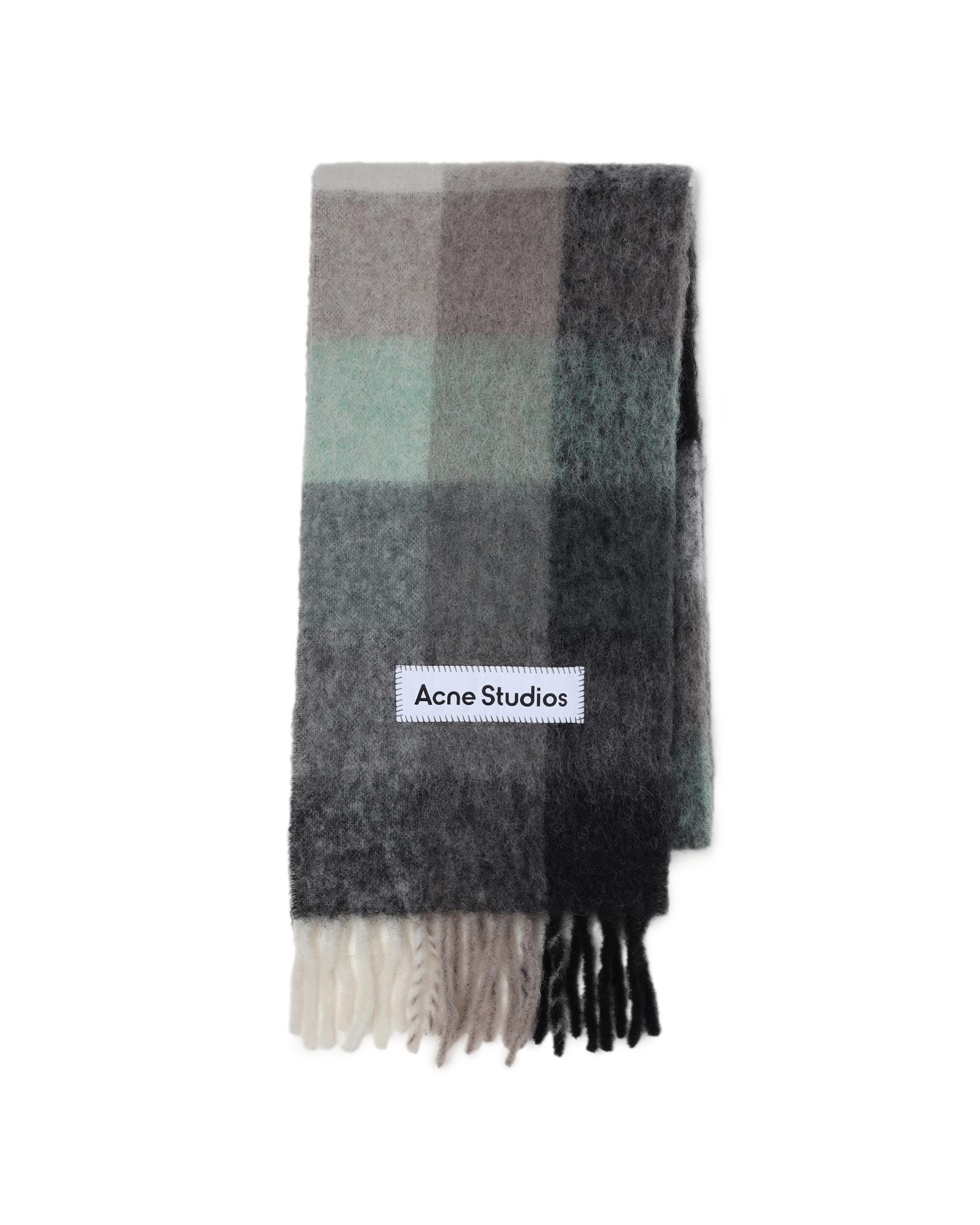 Mohair checked scarf by ACNE STUDIOS