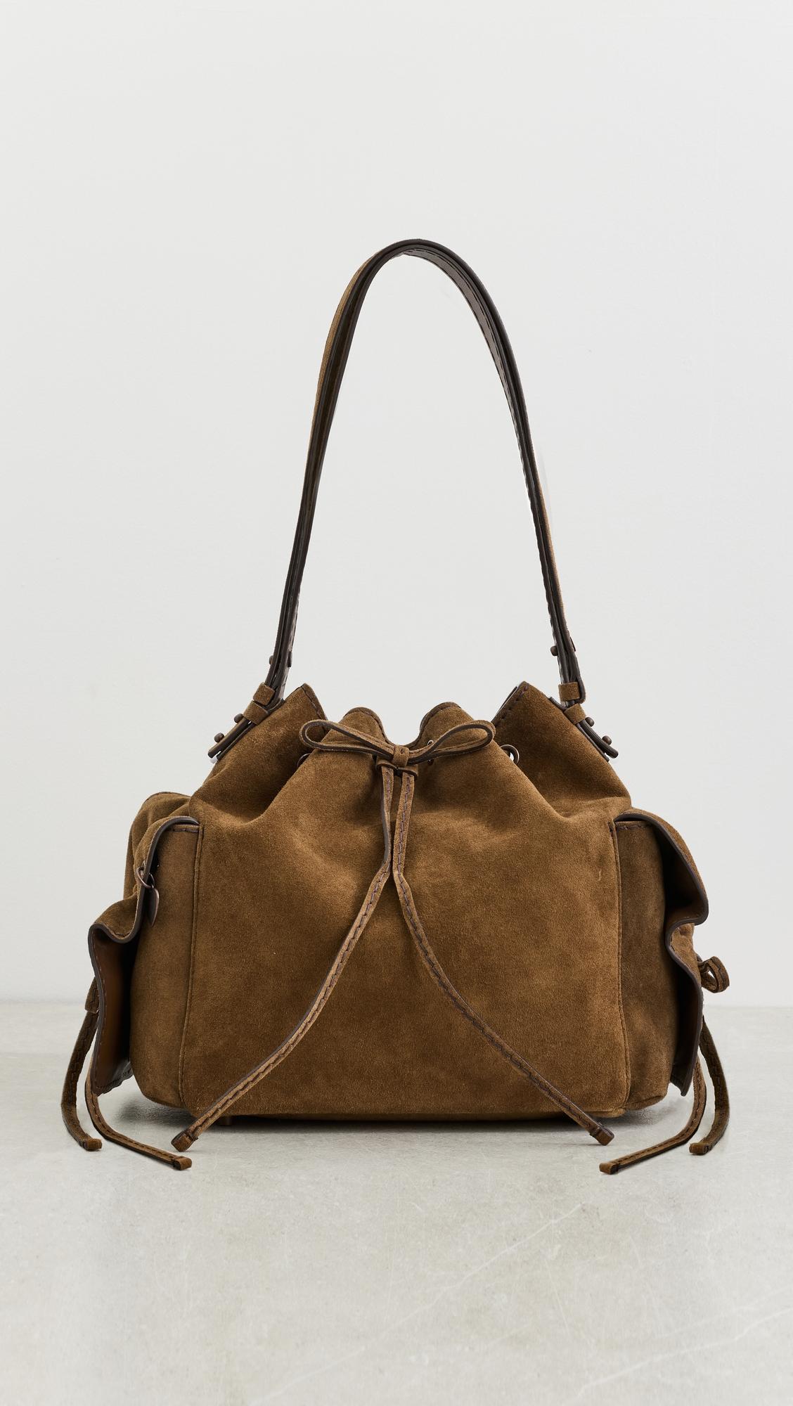 Multipocket Suede Bucket Bag by ACNE STUDIOS