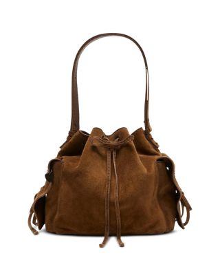 Multipocket Suede Bucket Bag by ACNE STUDIOS