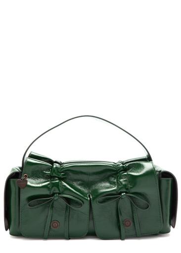 Multipocket leather top handle bag by ACNE STUDIOS