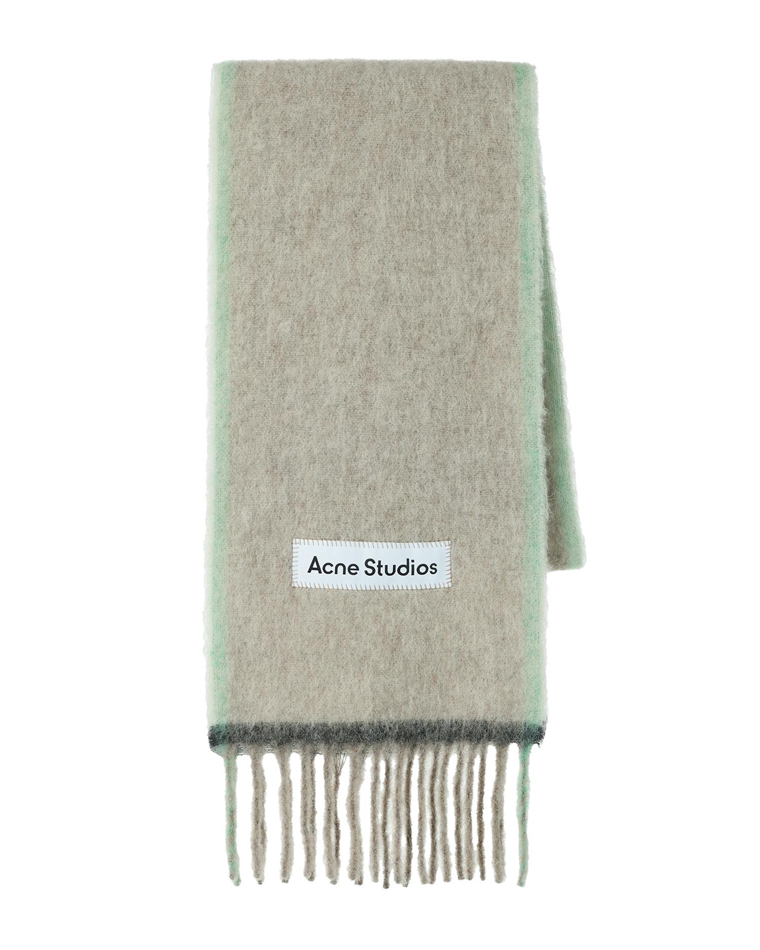 Narrow wool-mohair blend scarf by ACNE STUDIOS